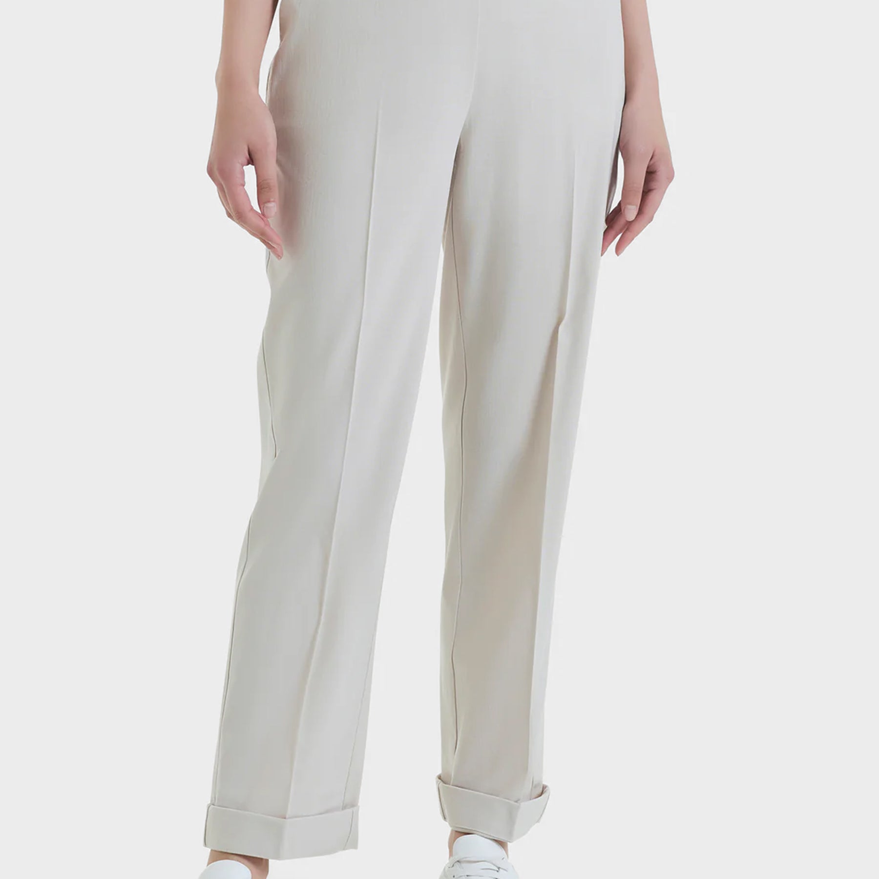 Pantalone Donna Gamba Dritta Con Risvolto RAGNO DP79PL