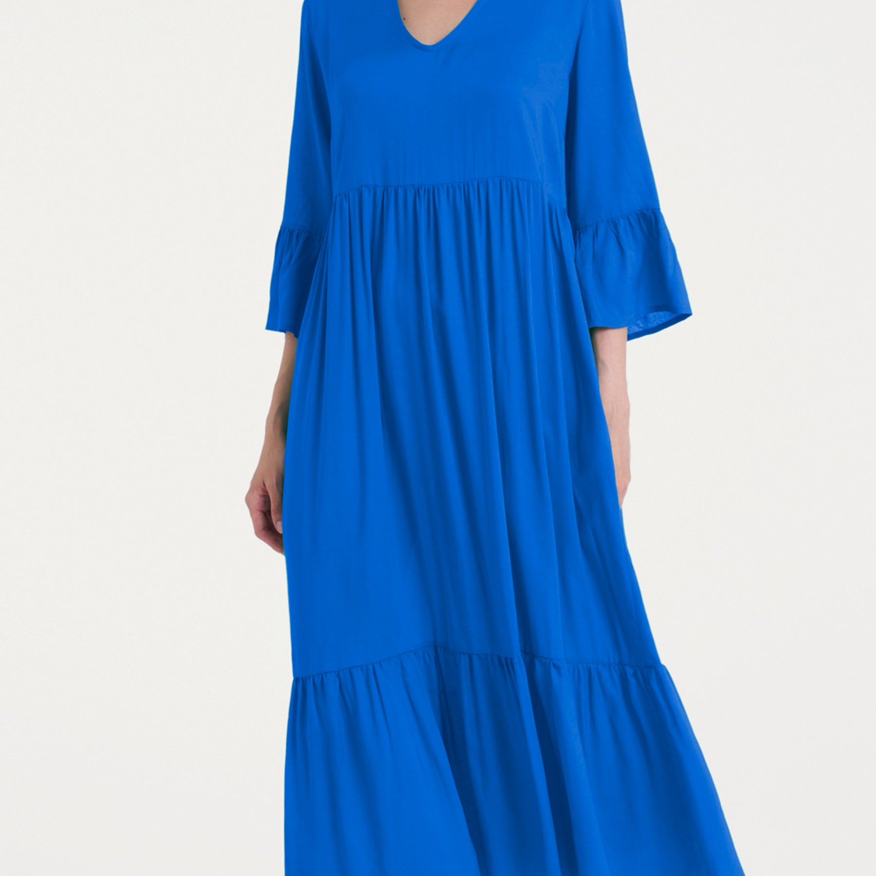 Abito Donna Manica Tre Quarti 100% Viscosa Leggera RAGNO DQ09DZ