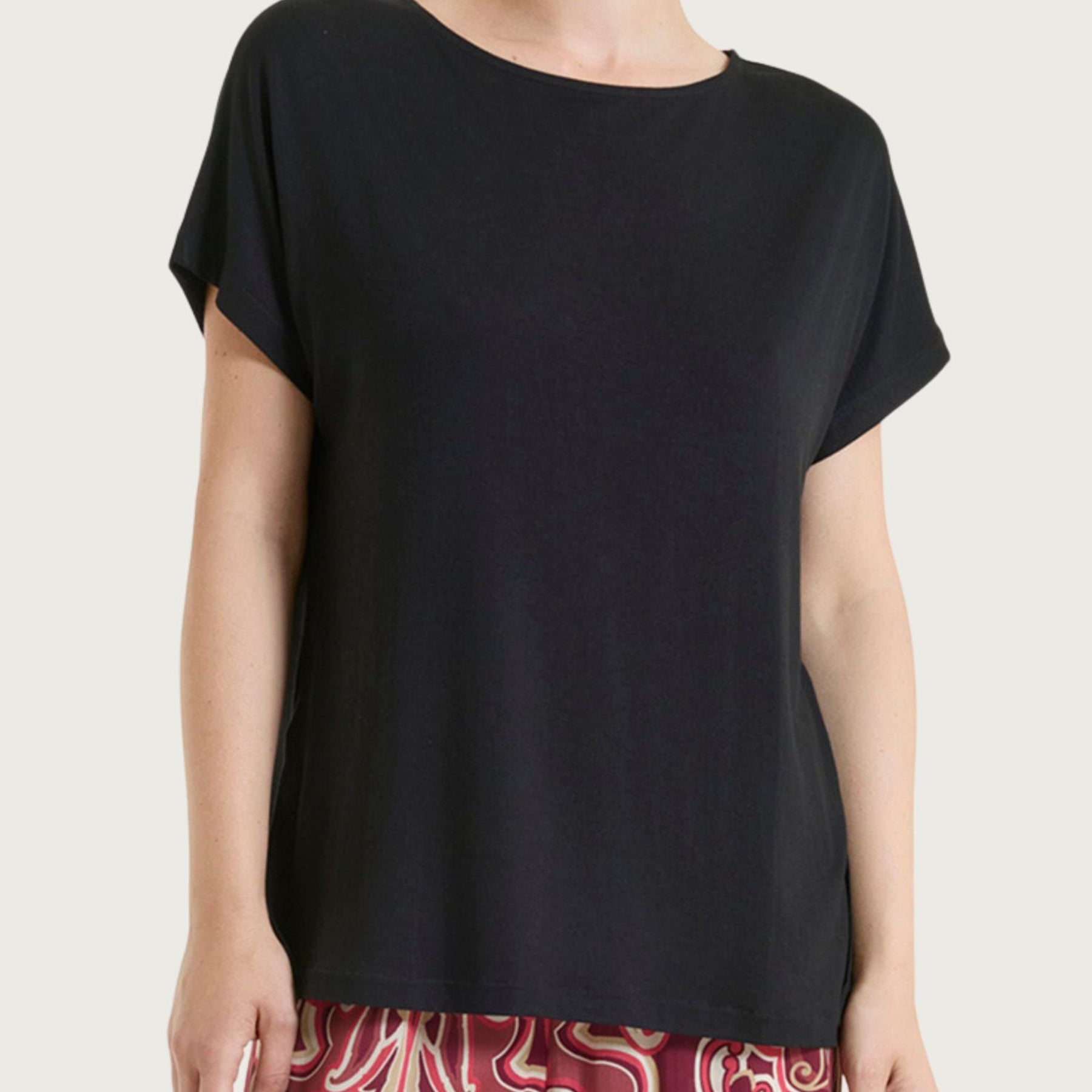 RAGNO T-shirt Donna Mezza Manica Viscosa DQ15TX