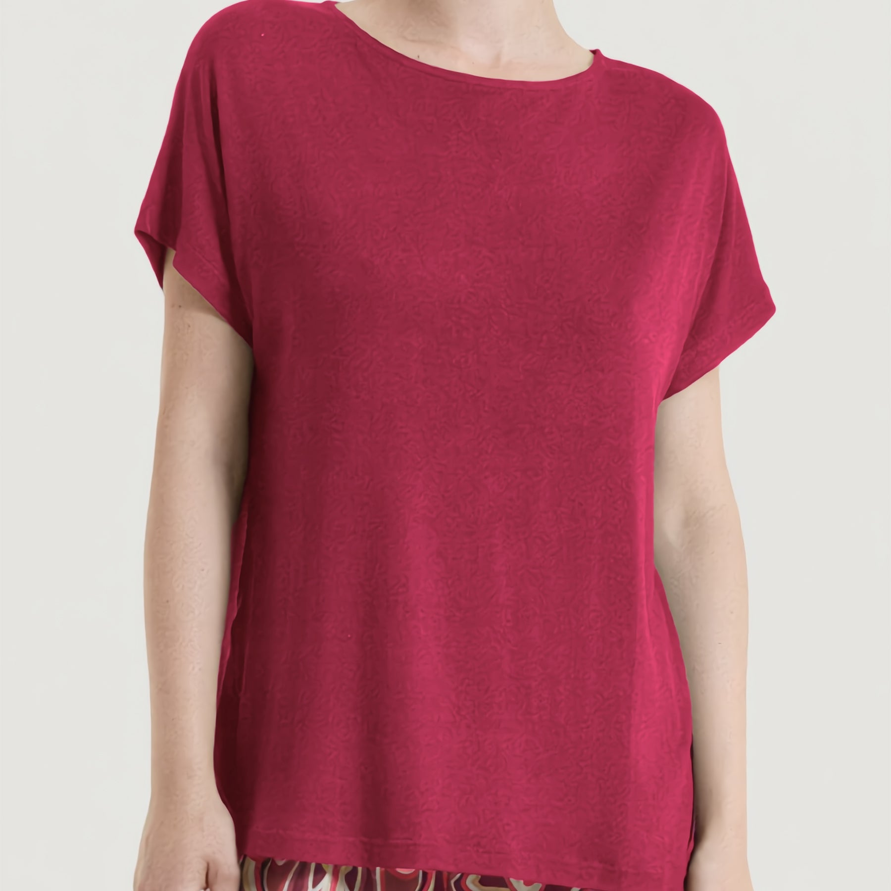 RAGNO T-shirt Donna Mezza Manica Viscosa DQ15TX