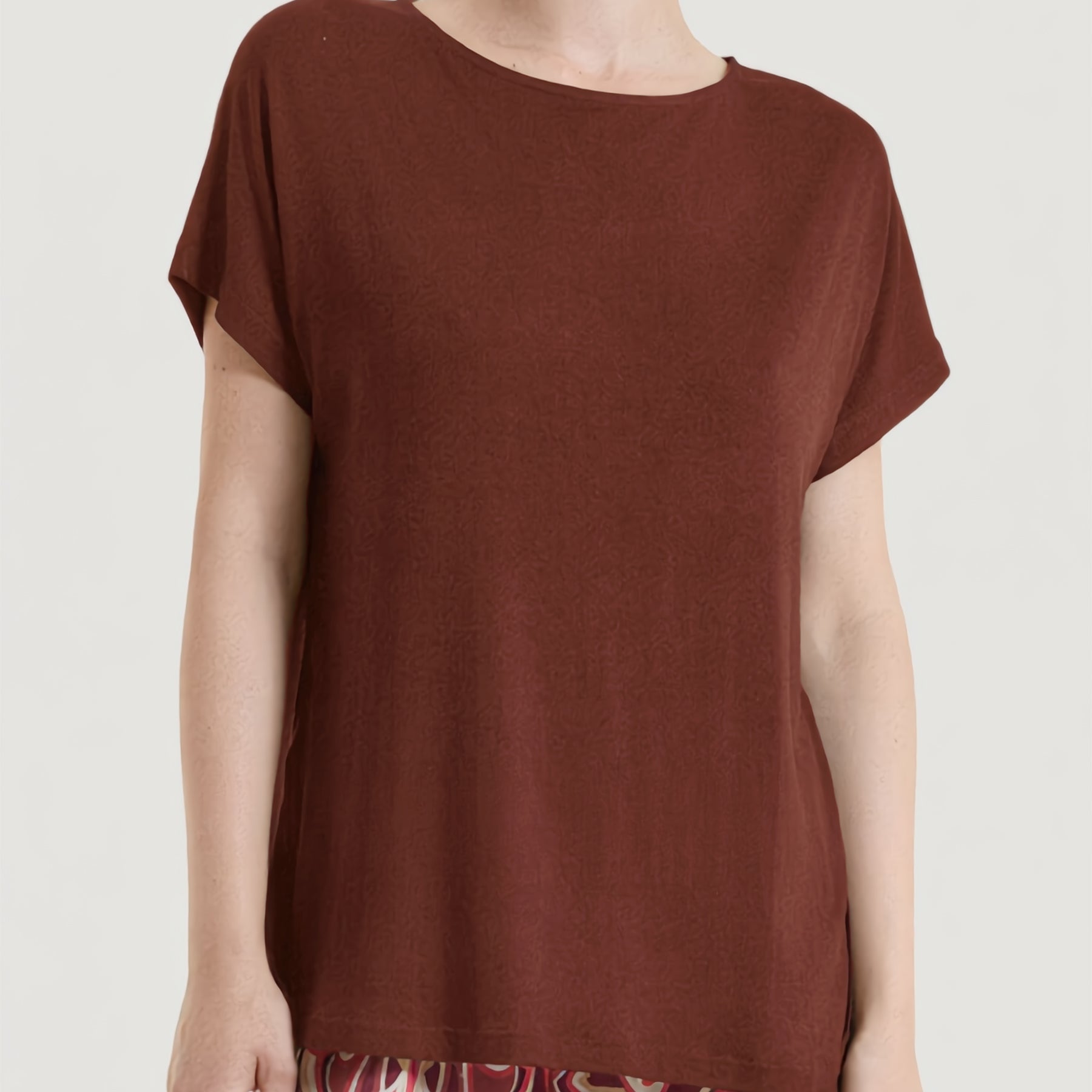 RAGNO T-shirt Donna Mezza Manica Viscosa DQ15TX