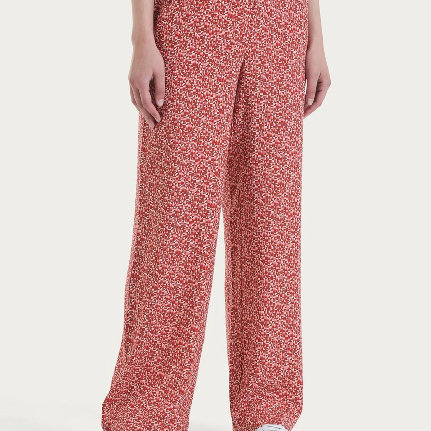 Pantalone Donna Microfantasia 100% Viscosa Leggera RAGNO DQ25PE