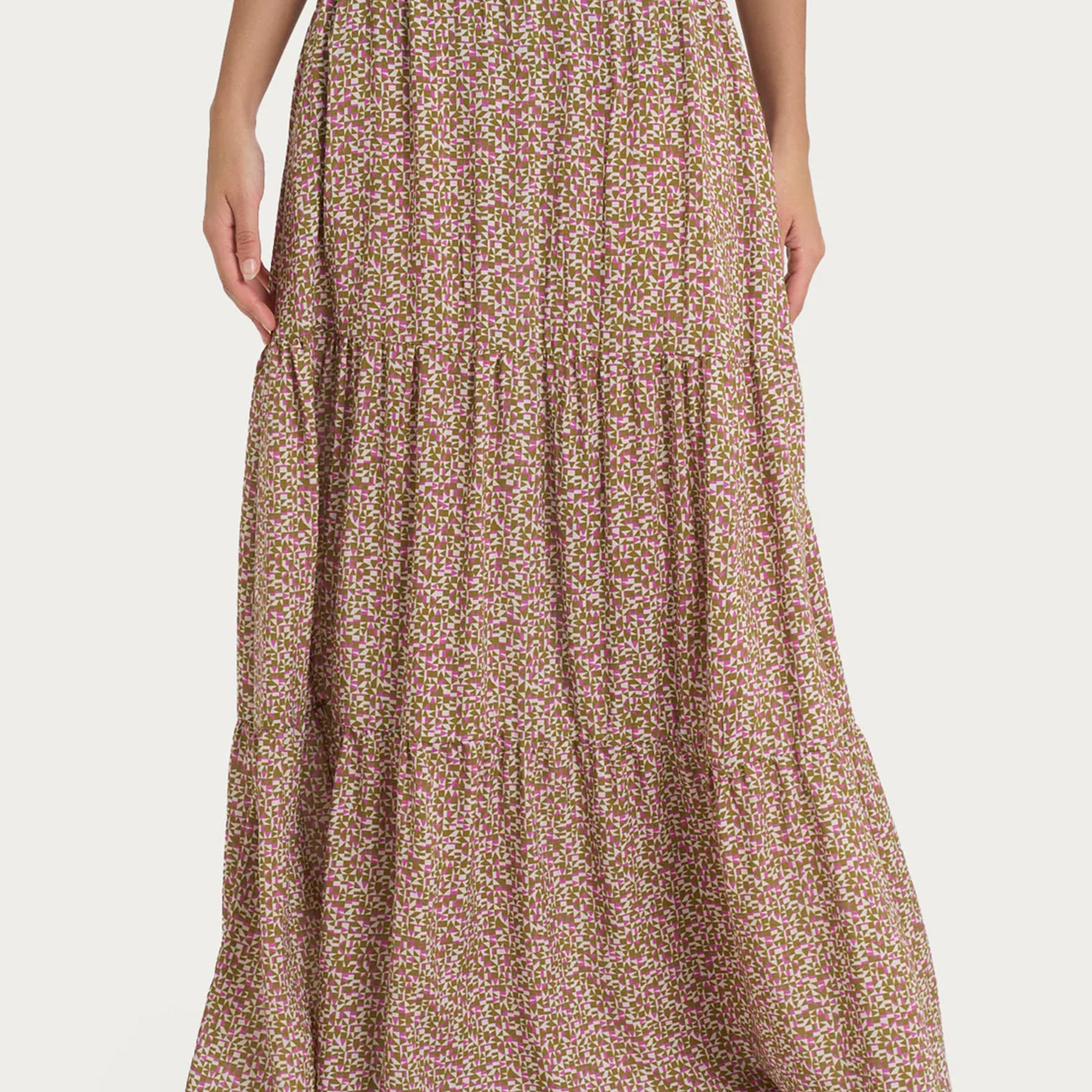Gonna Donna Lunga Fantasia 100% Viscosa Leggera RAGNO DQ25UG