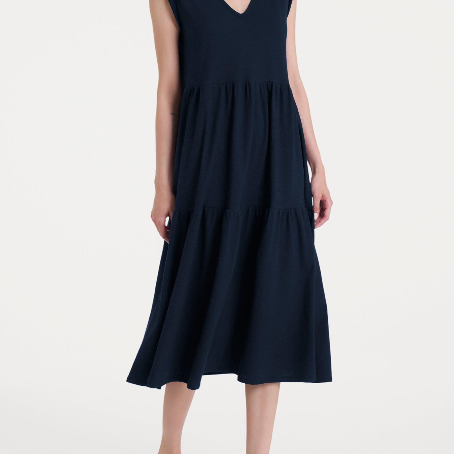 RAGNO Abito Donna Smanicato Viscosa Estivo DQ58D3
