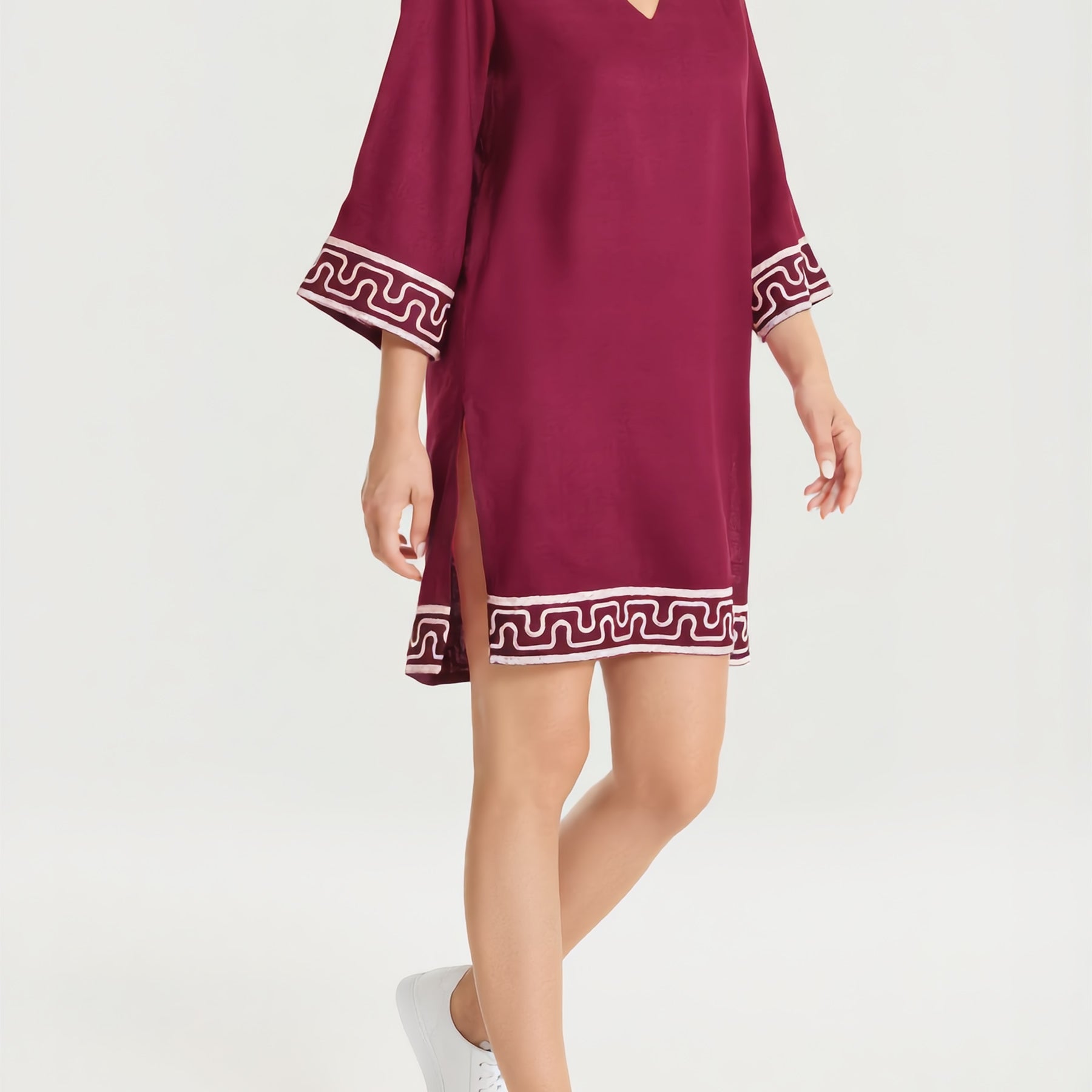 RAGNO Maglia Donna Manica 3/4 Caftano Viscosa Estiva DS18DQ