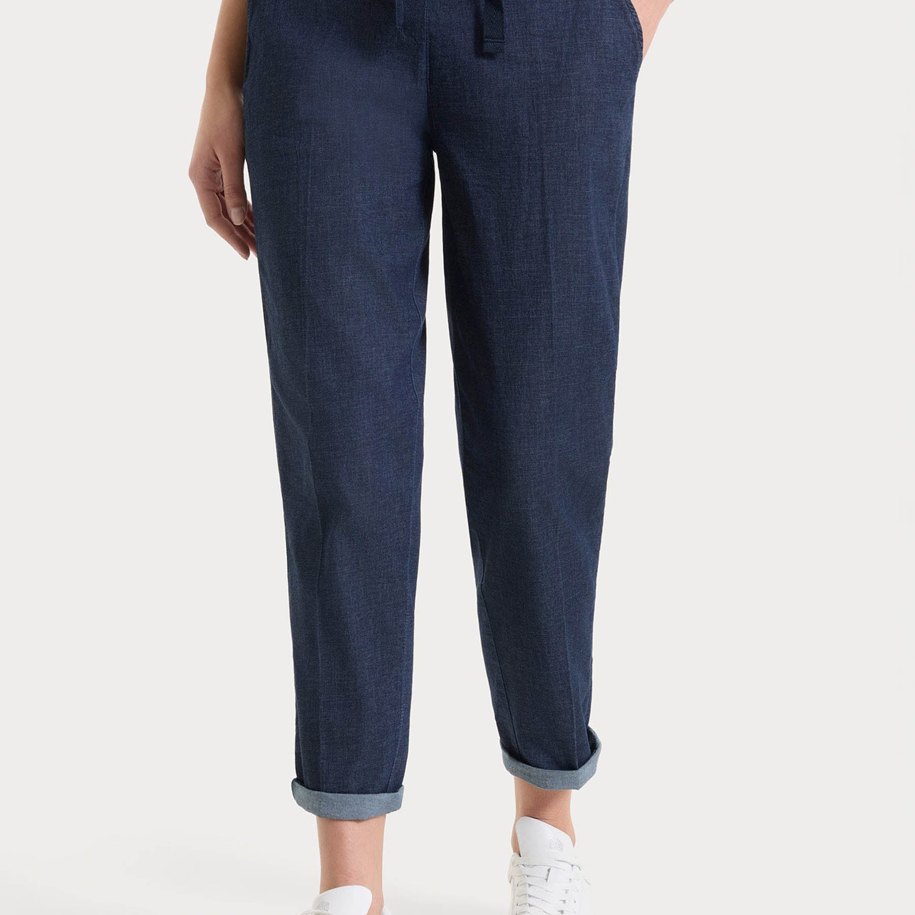 RAGNO Pantalone Lungo Donna Jeans Viscosa Leggera DS87PB