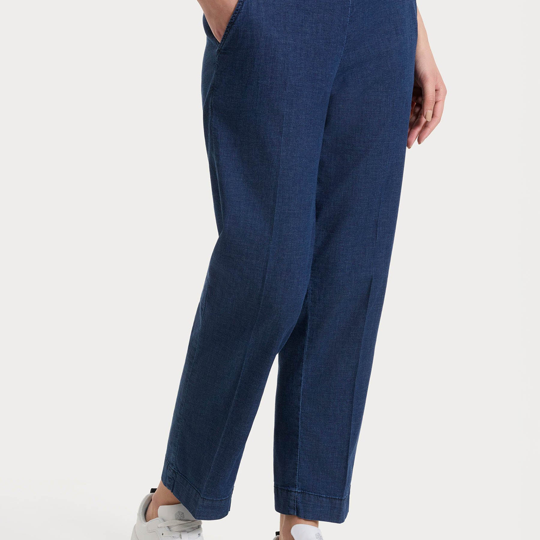 RAGNO Pantalone Lungo Donna Jeans a Sigaretta Estivo DS87PP