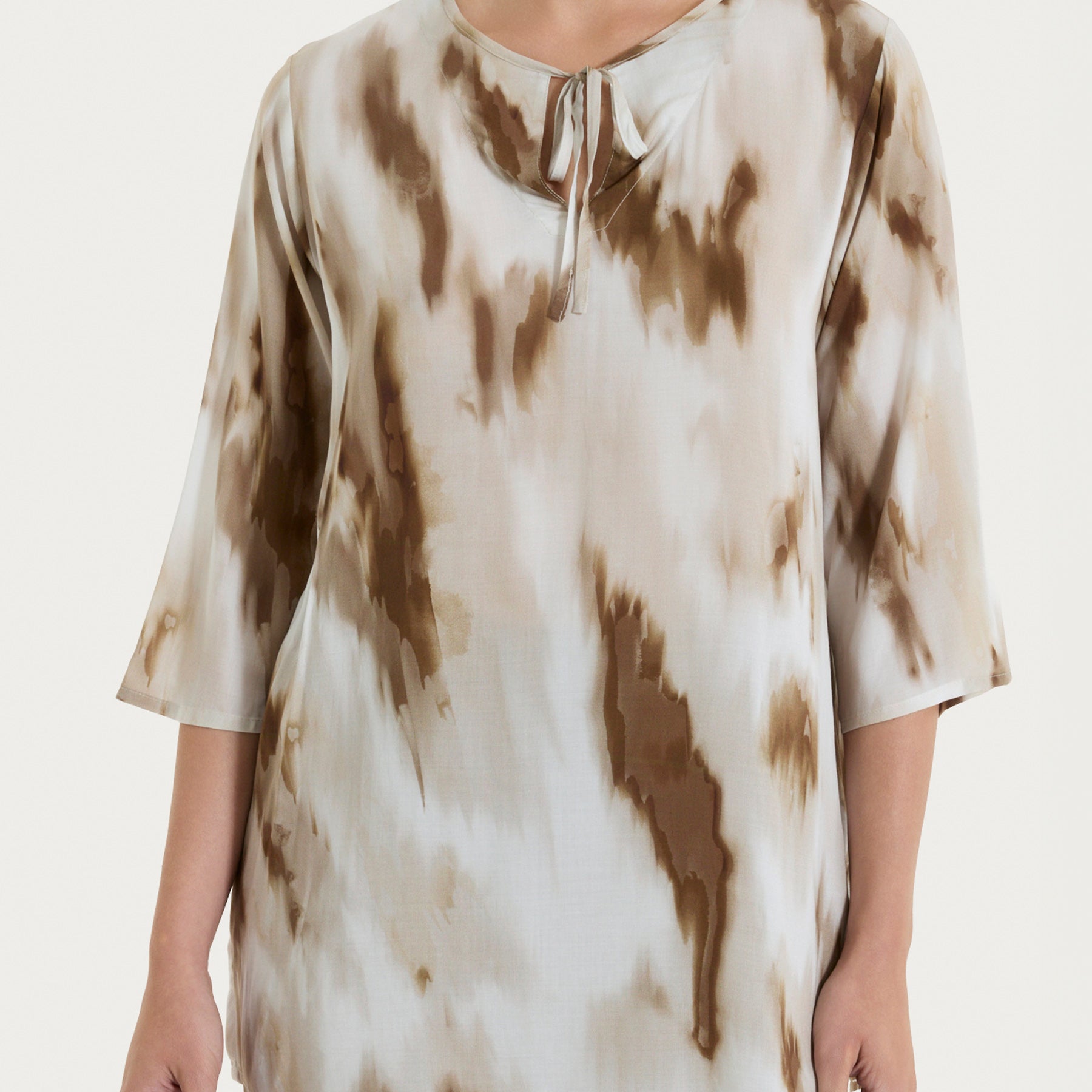 RAGNO Maglia Donna Manica 3/4 Ecoseta Estiva Fantasia DT27DW