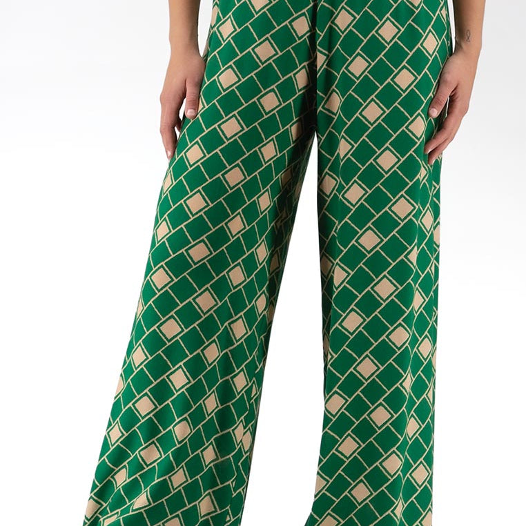 DIXIE P152T046 Pantalone fantasia in viscosa
