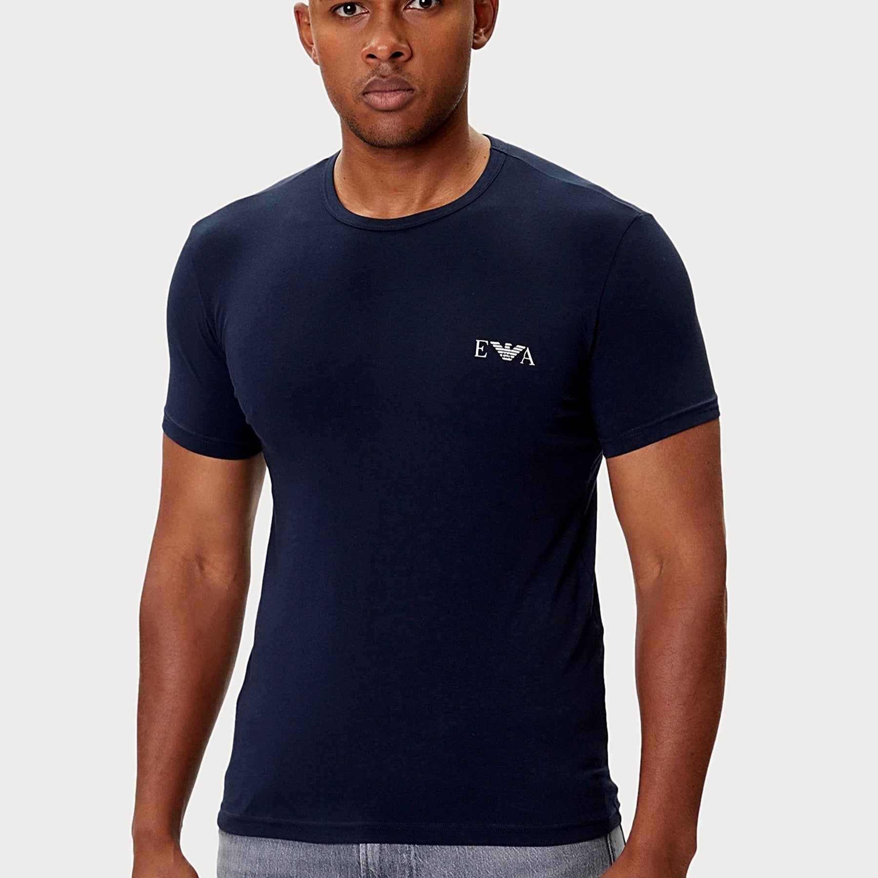 EMPORIO ARMANI 2 T-Shirt Uomo Cotone Stretch EM001849-AF14131