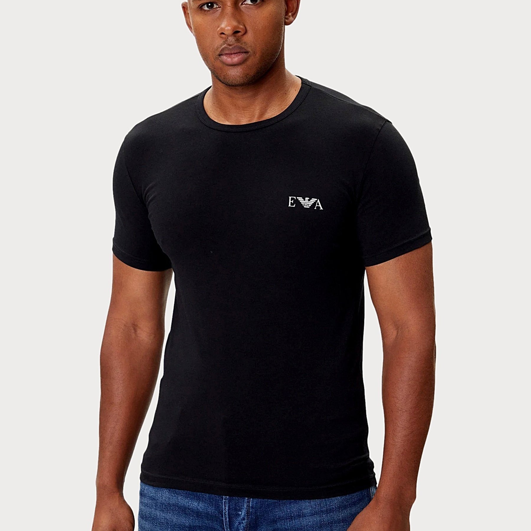 EMPORIO ARMANI 2 T-Shirt Uomo Cotone Stretch EM001849-AF14131
