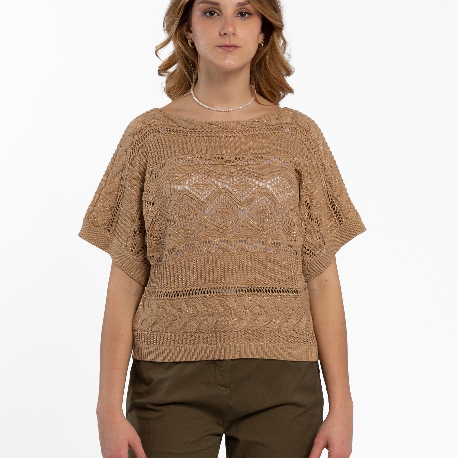 Maglia Donna Mezza Manica Traforata MARKUP MW660015