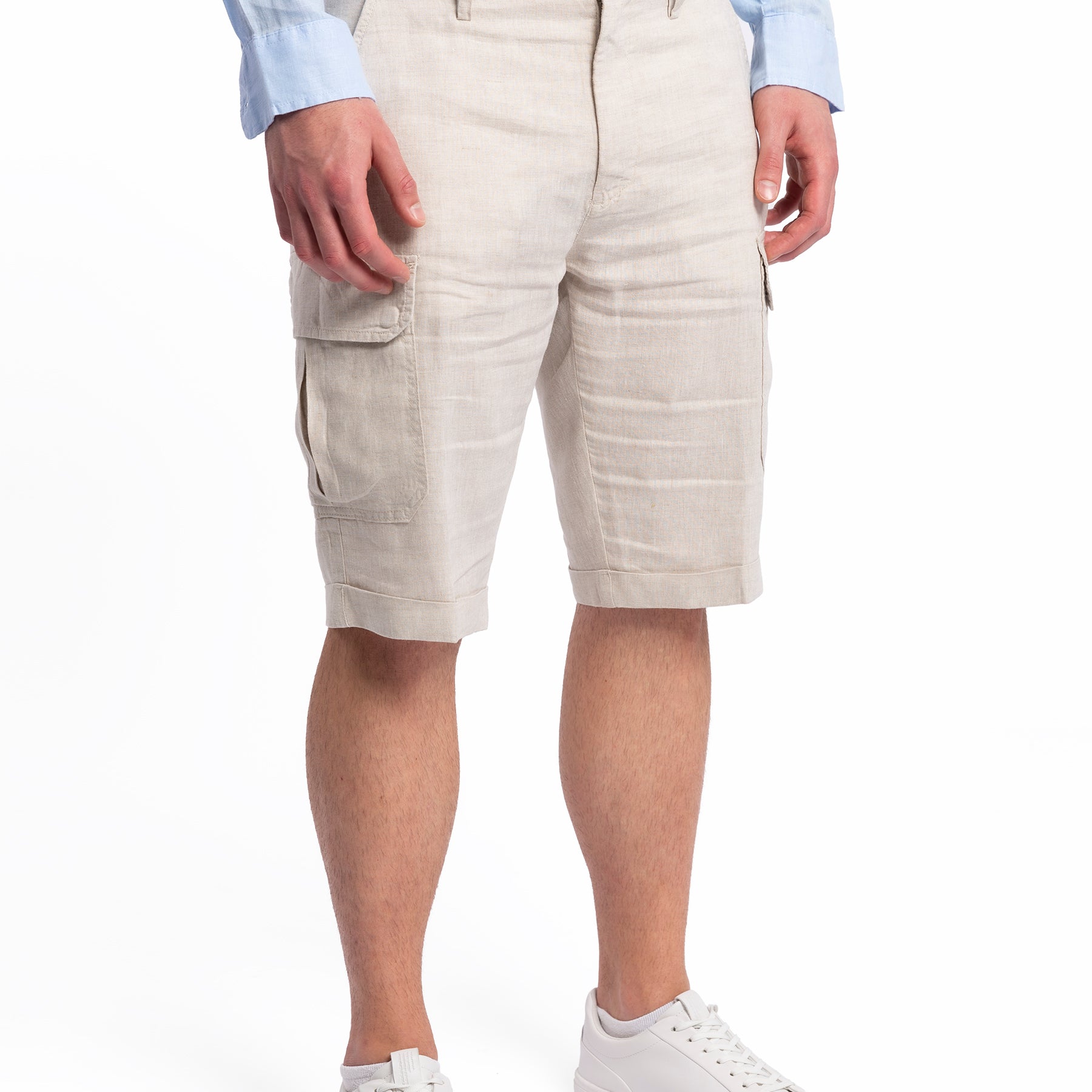 Bermuda Uomo Tasconato 100% Lino MARKUP MK15204