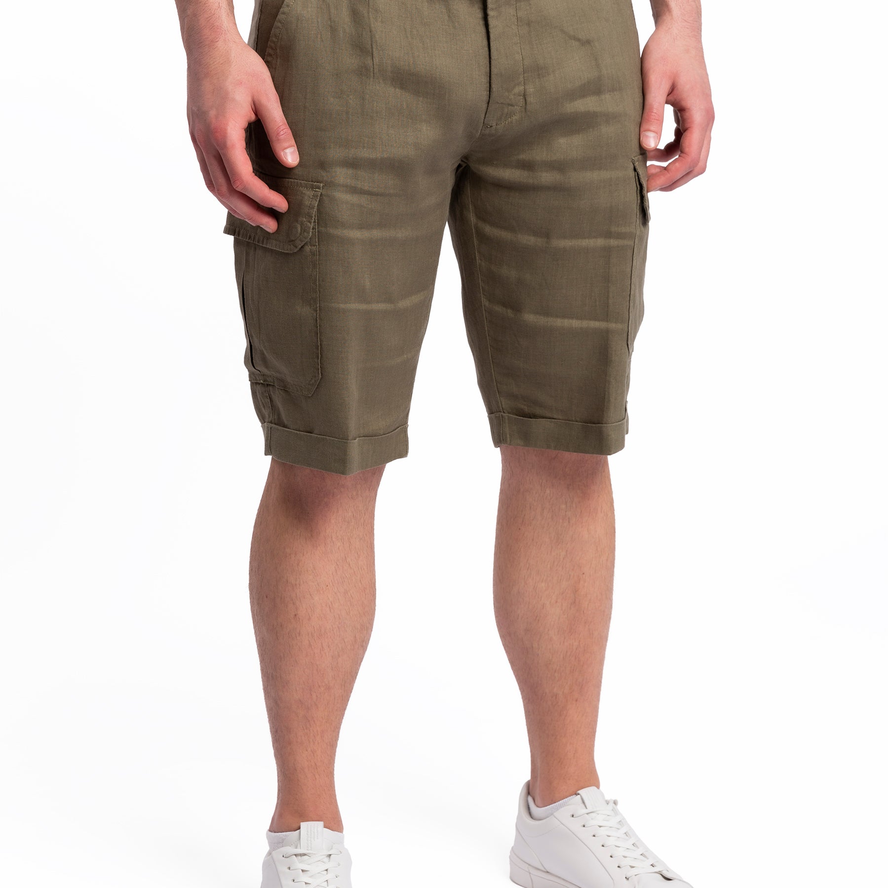 Bermuda Uomo Tasconato 100% Lino MARKUP MK15204