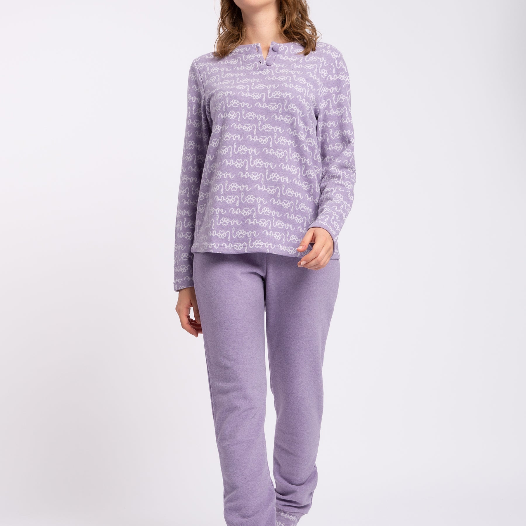 Pigiama Donna Cotone Invernale RAGNO DO50N0