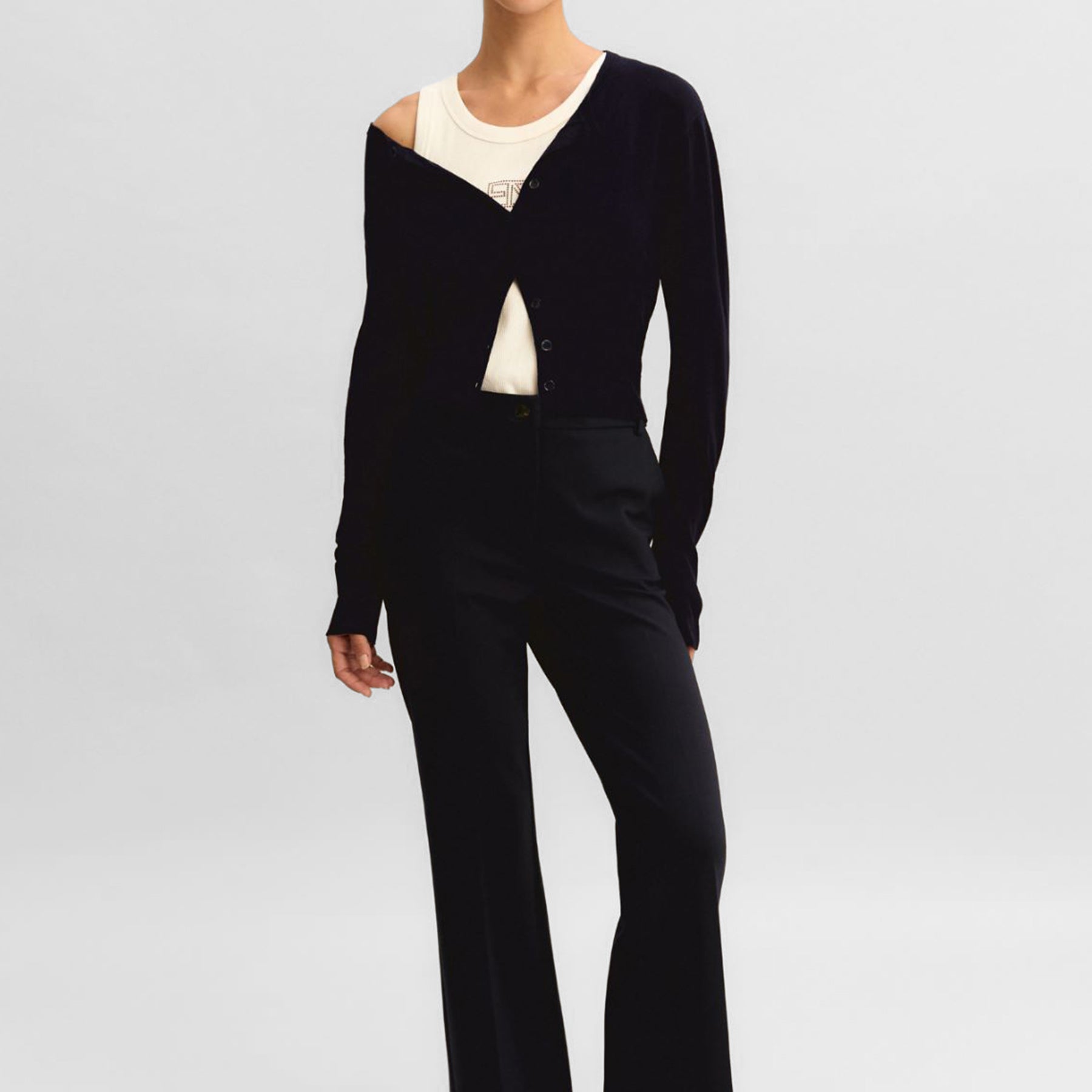 EMME MARELLA Pantalone Donna Jersey Punto Milano ART. FLARE