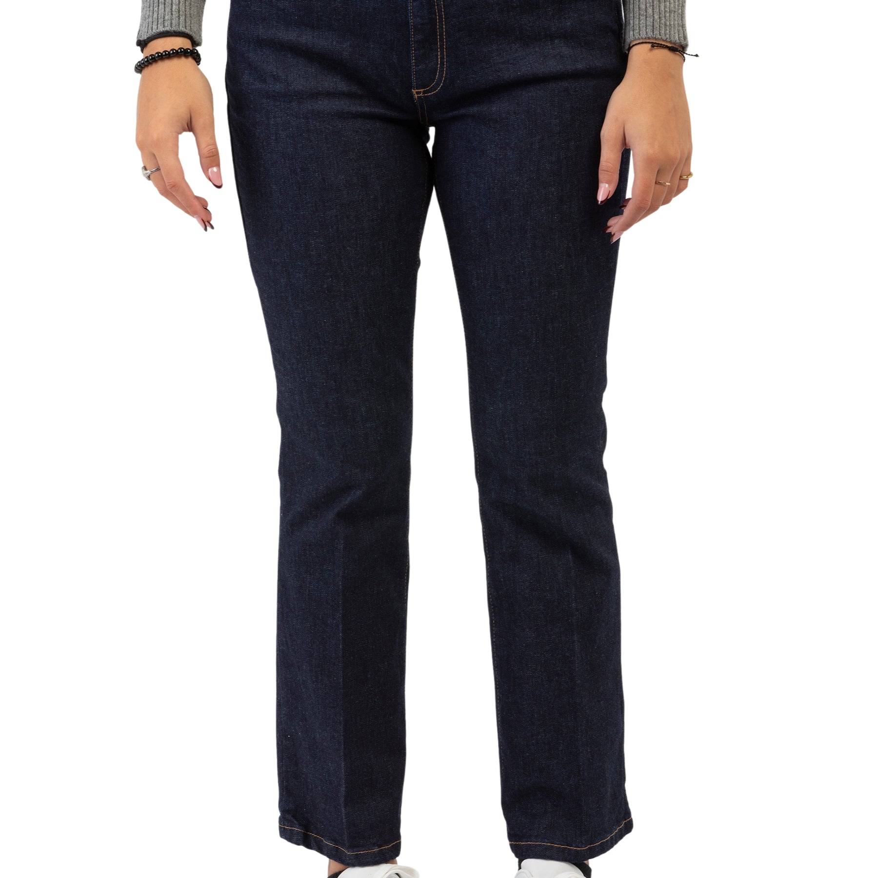 Jeans Donna Elasticizzato Cinque Tasche Cotone EMME MARELLA IBISCO