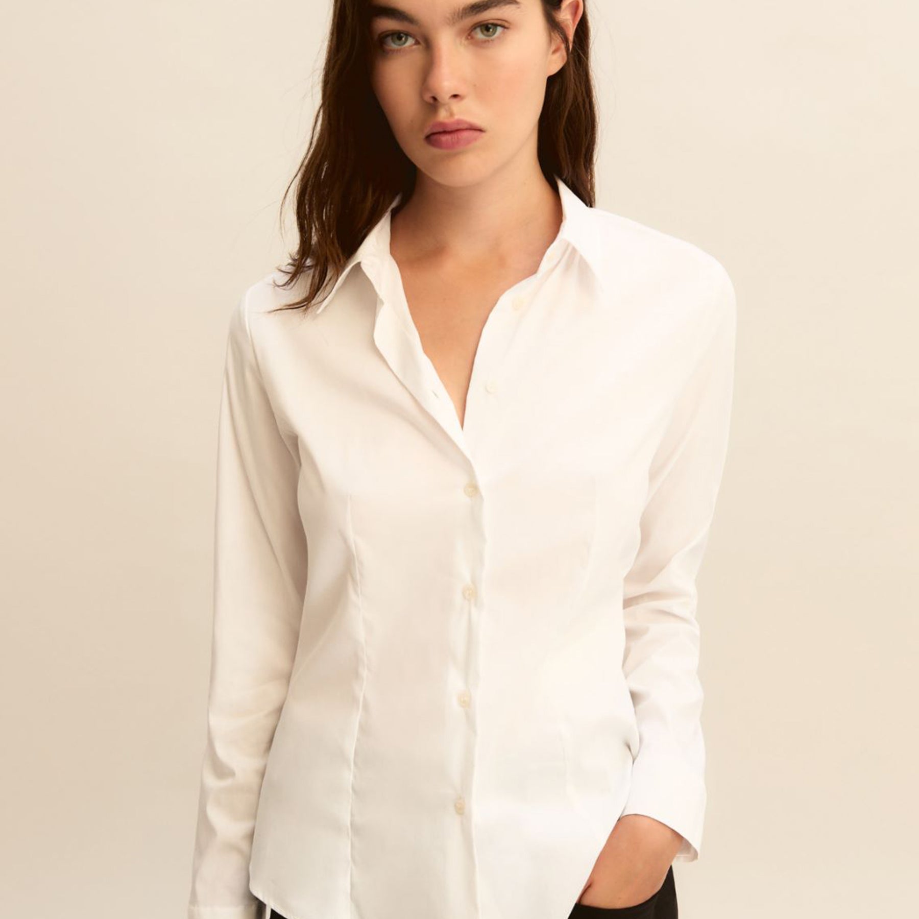 EMME MARELLA Camicia Donna Cotone Tinta Unita ART. TEMPO