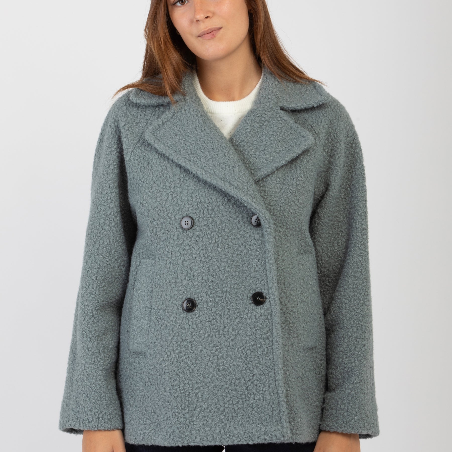 EMME MARELLA Cappottino Donna Jersey Bouclè ART. ACCORTO