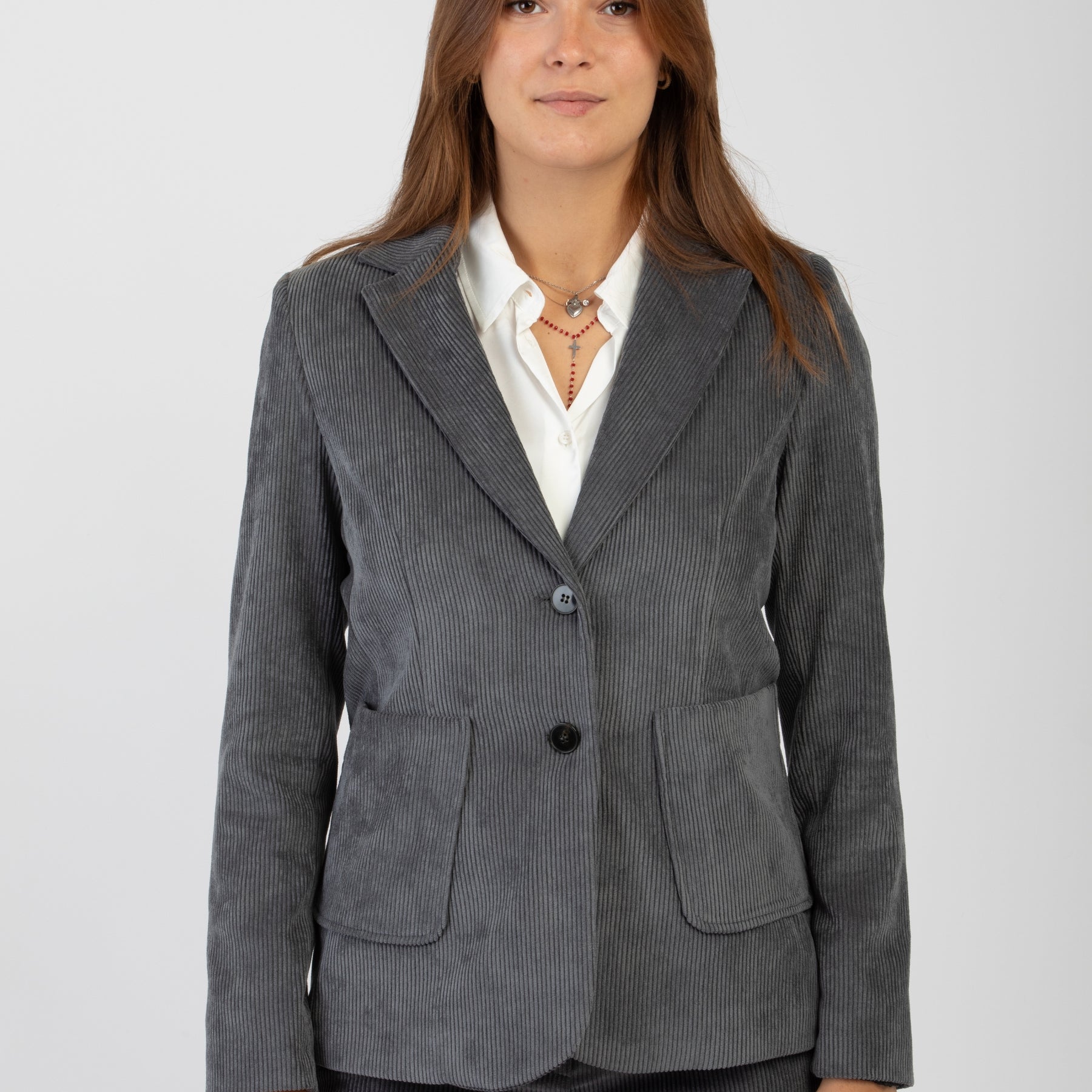 EMME MARELLA Giacca Donna Velluto Coste Stretch ART. BINO