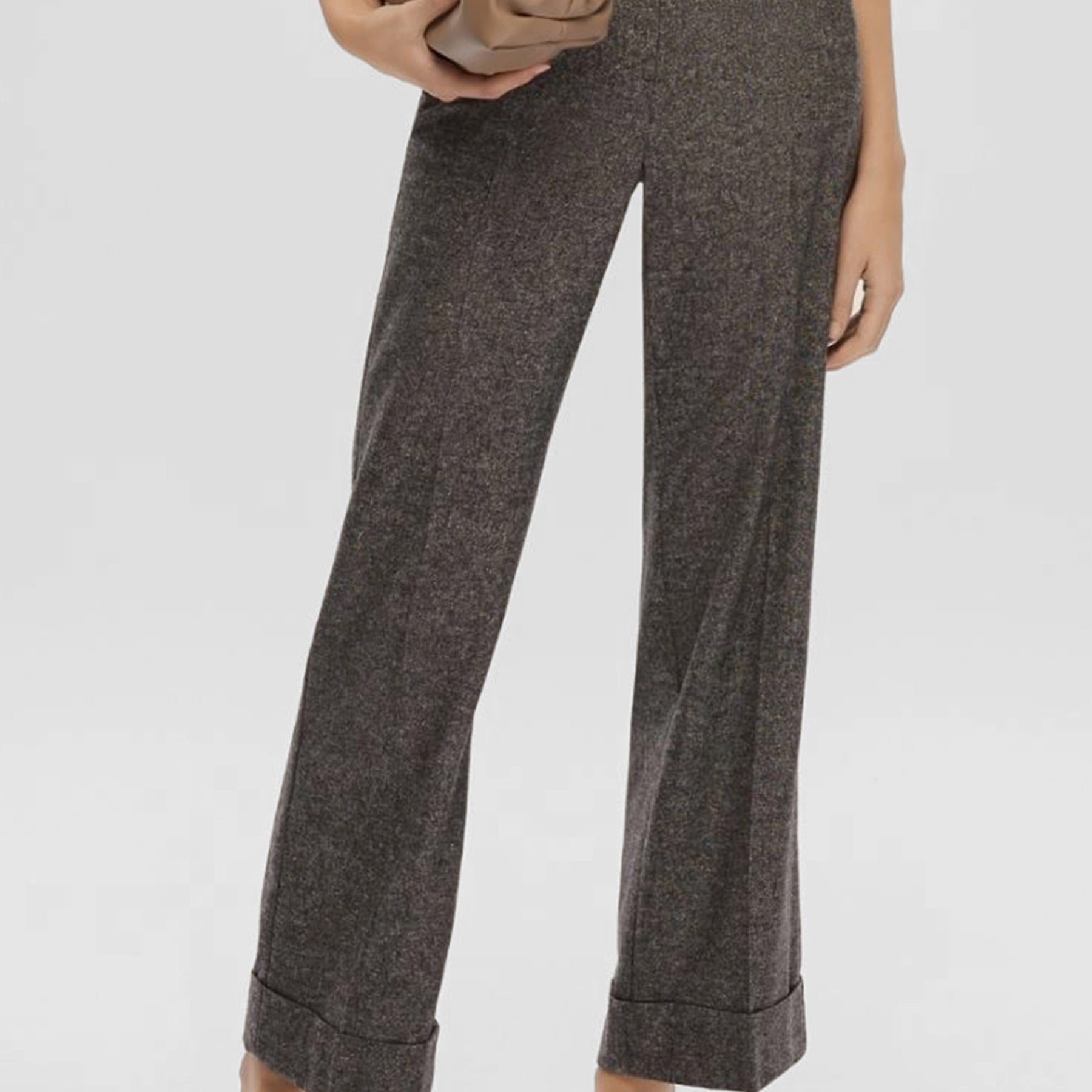 EMME MARELLA Pantalone Donna Lungo Flanella Lana Leggera ART. FAVORE1