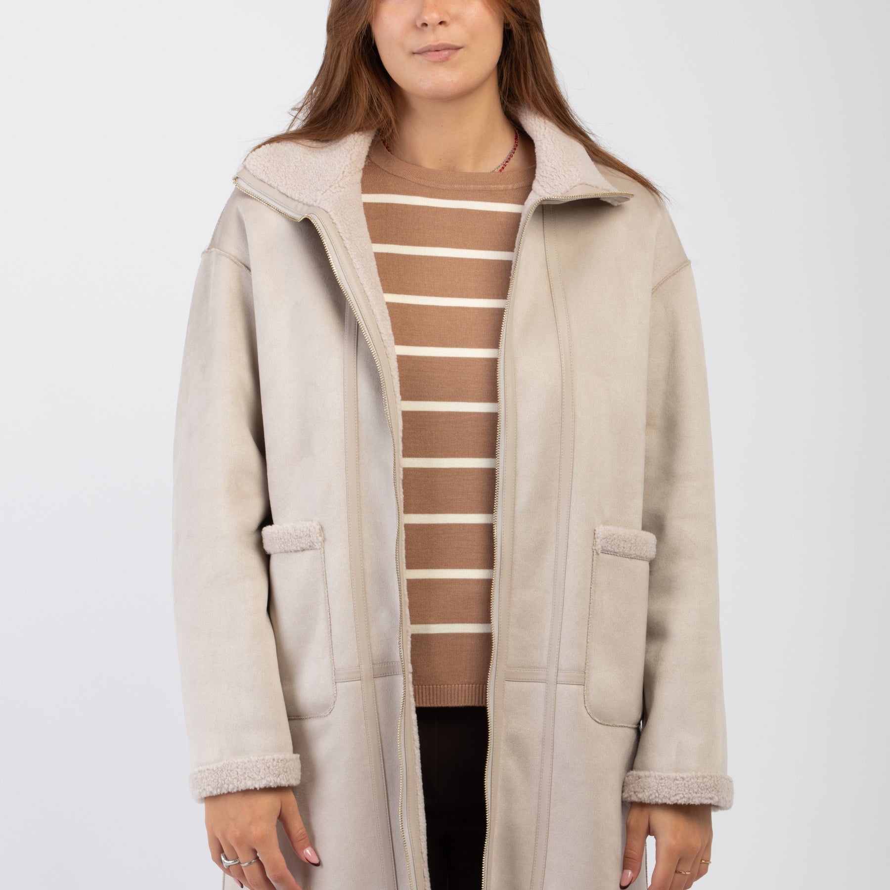EMME MARELLA Cappotto Donna Lungo Reversibile Ecomontone ART. PILADE
