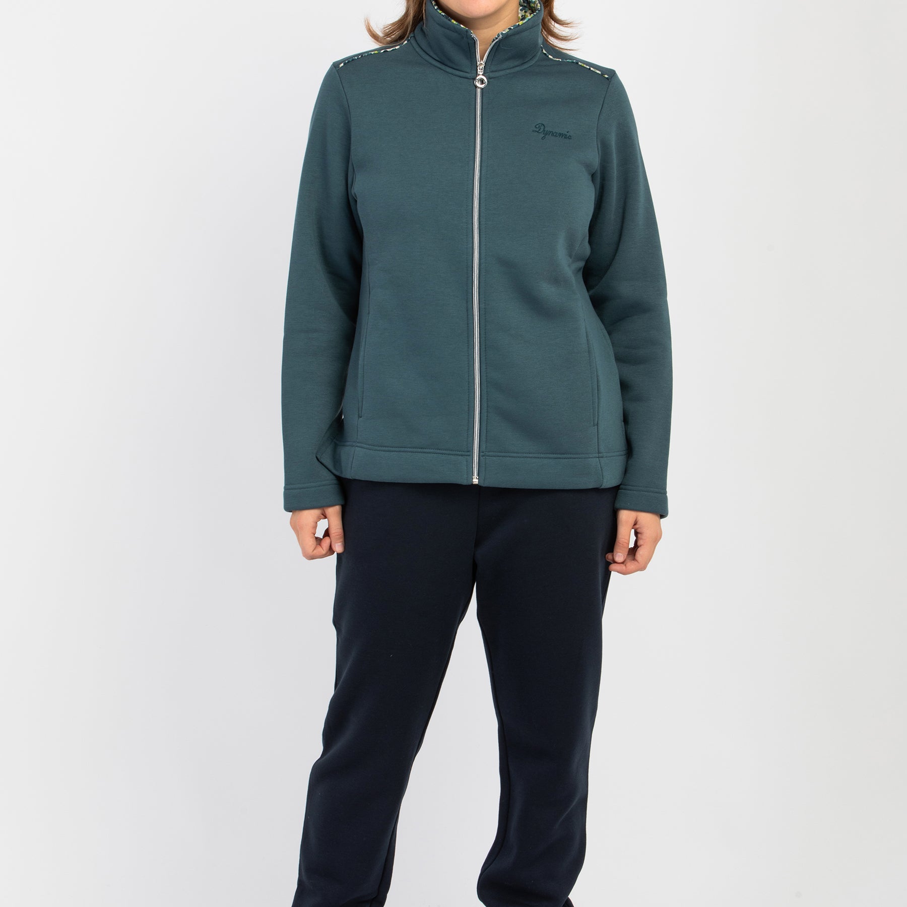 F.LLI CAMPAGNOLO Tuta Donna Cotone Felpato Apertura Zip ART. 8Q76544