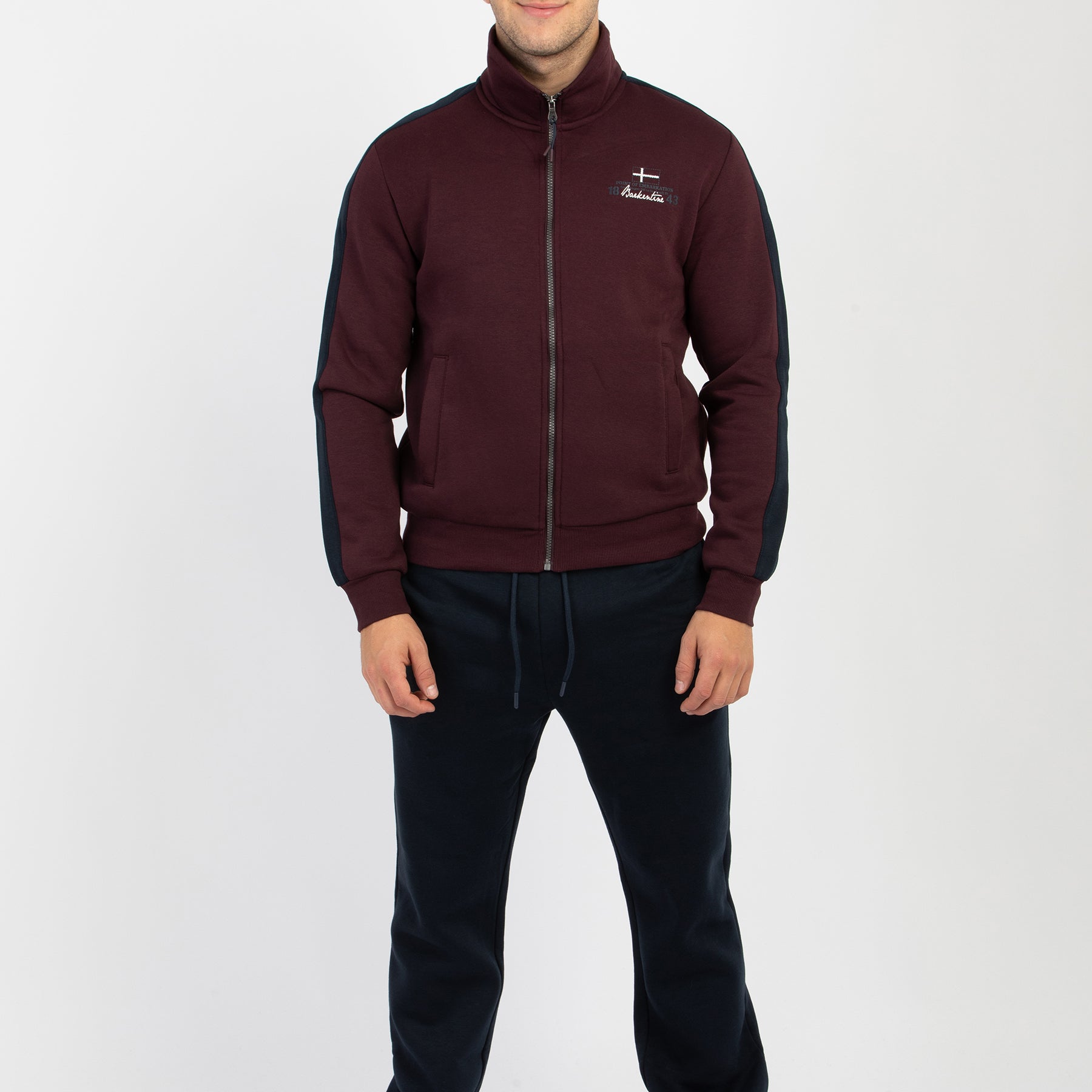 F.LLI CAMPAGNOLO Tuta Uomo Cotone Felpato Apertura Zip ART. 8Q77562