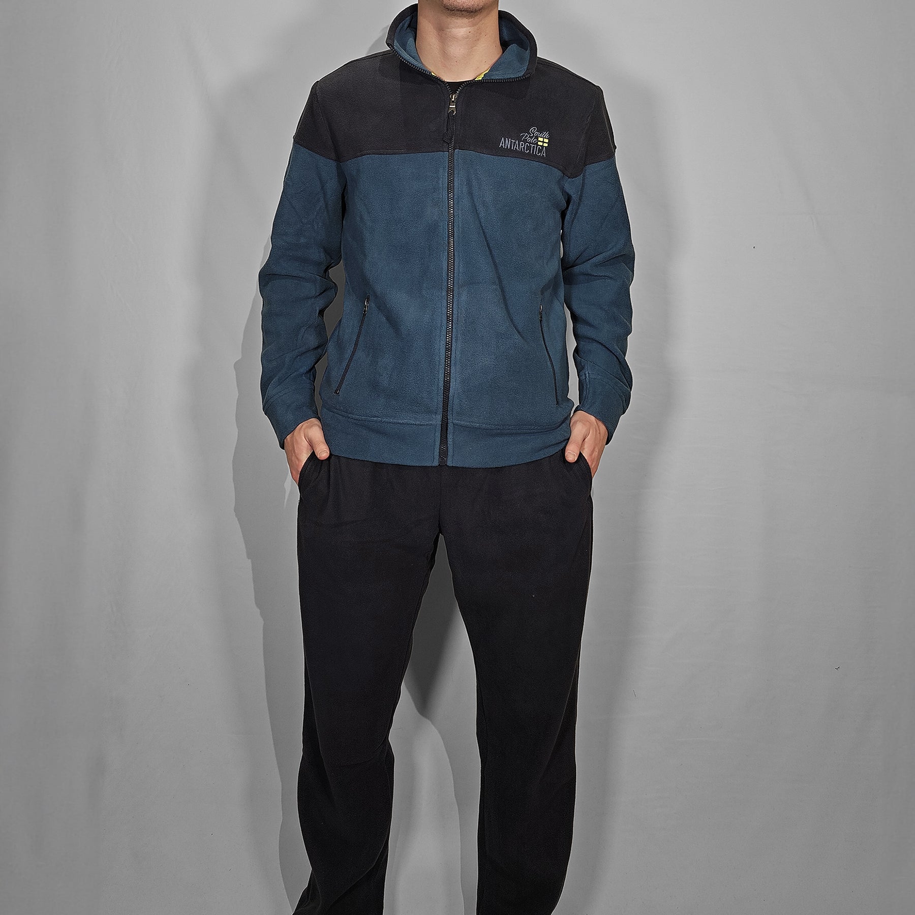 F.LLI CAMPAGNOLO Tuta Uomo Zip Pile Morbido e Caldo ART. 8Z77564