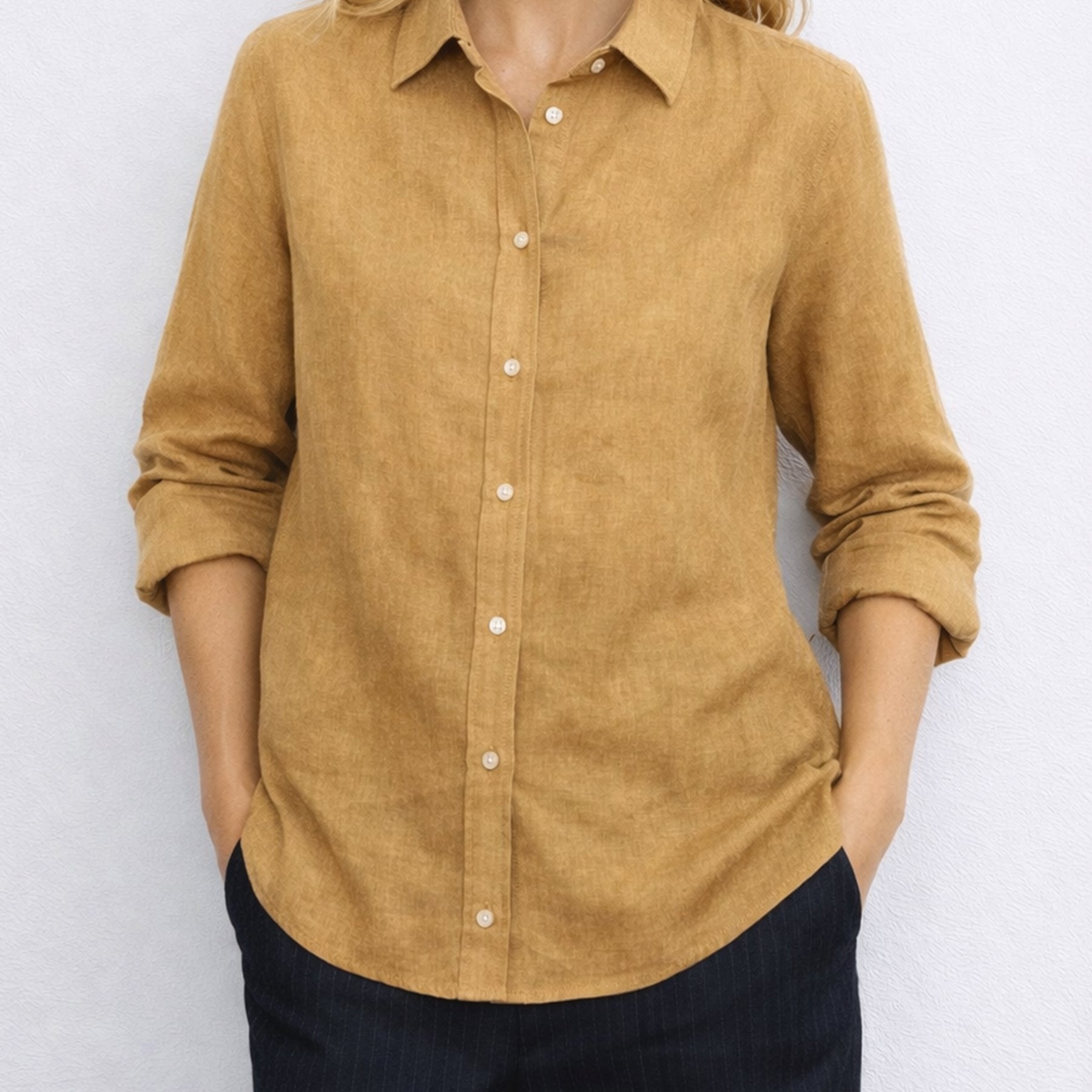 EMME MARELLA Camicia Donna Lino Manica Lunga ART. GIRELLO