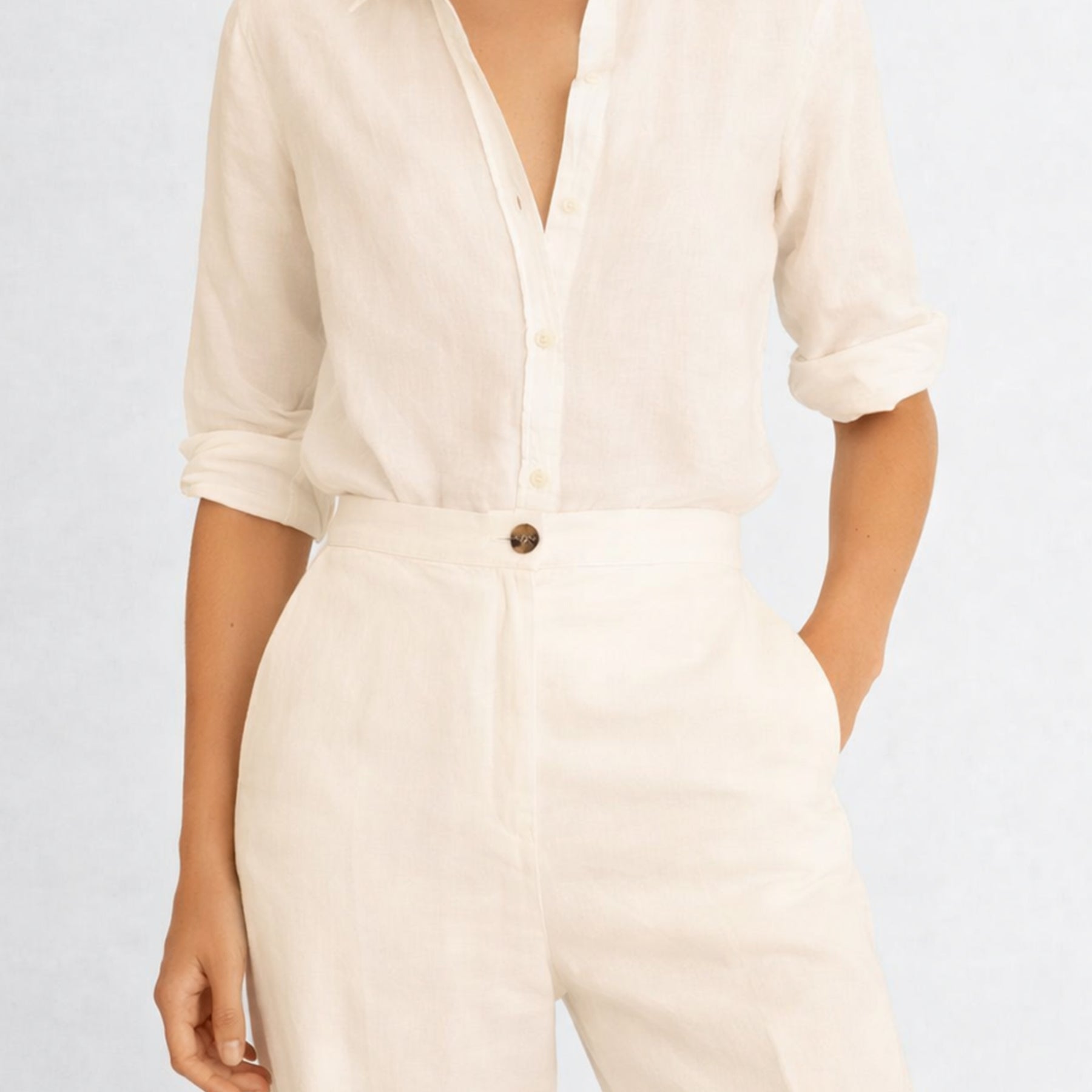 EMME MARELLA Camicia Donna Lino Manica Lunga ART. GIRELLO