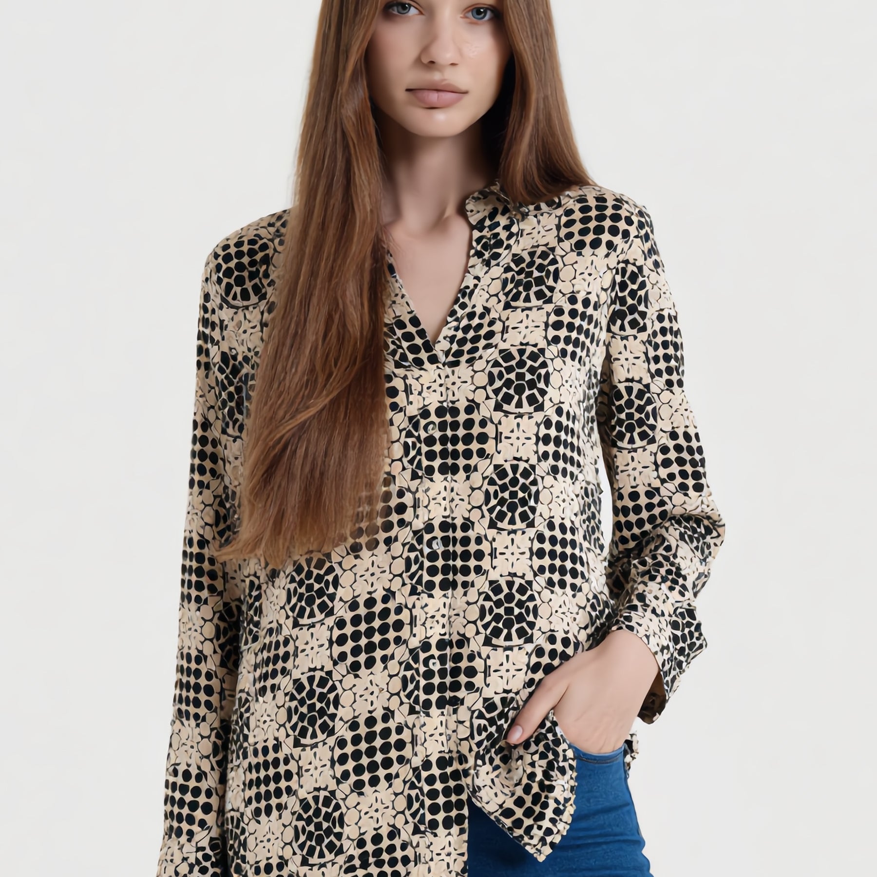 EMME MARELLA Camicia Donna Collo Coreana Cotone ART. GIURATO