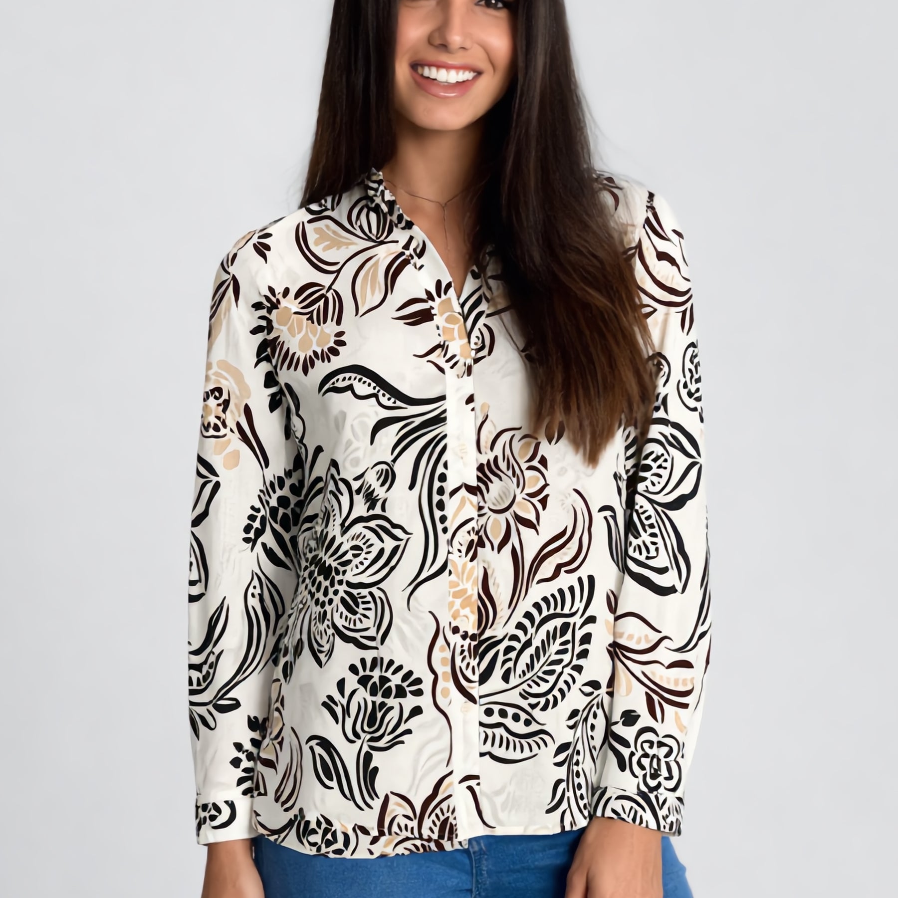 EMME MARELLA Camicia Donna Collo Coreana Cotone ART. GIURATO