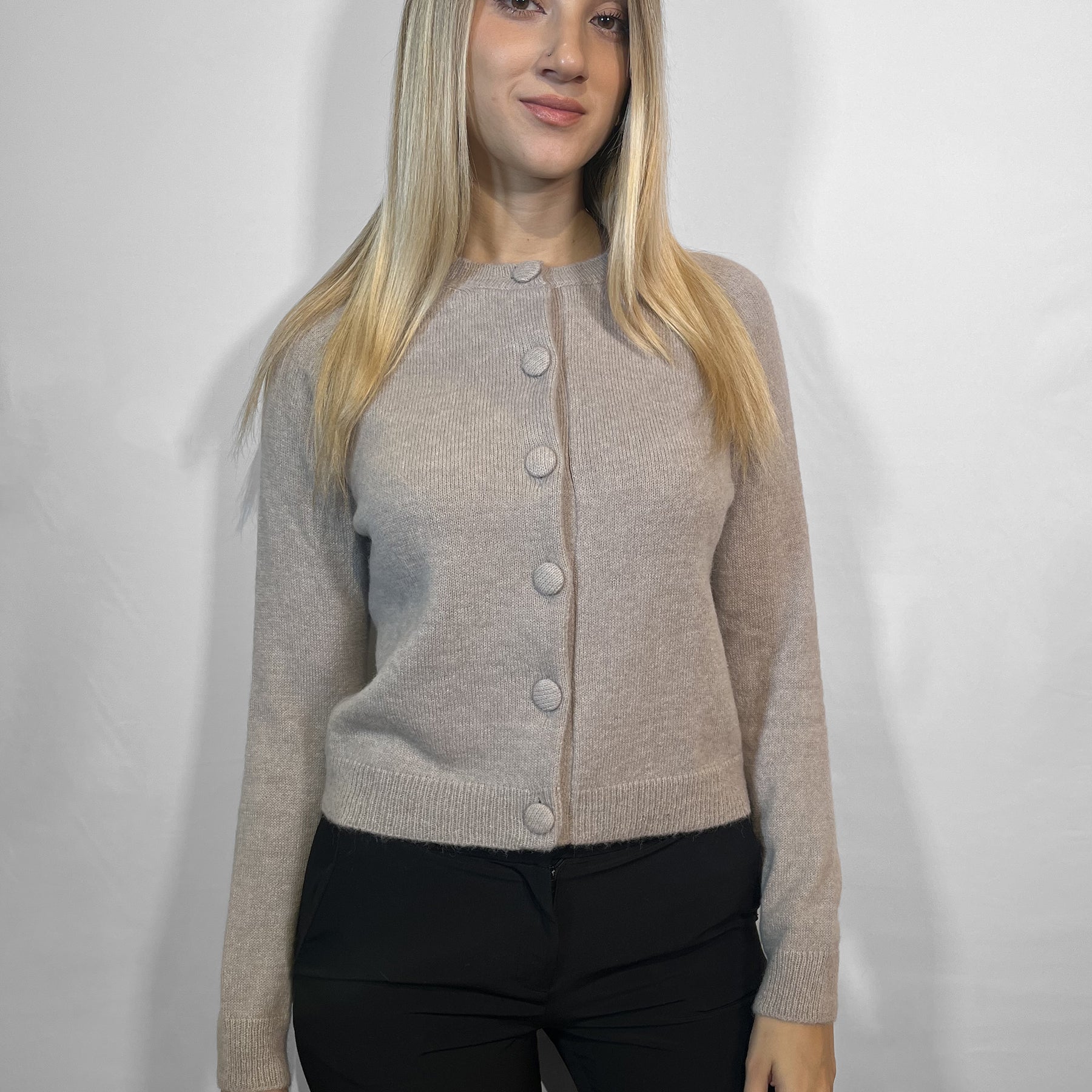 GRAN SASSO Maglia Donna Giacca Coreana Lana Alpaca ART. 23227/36427