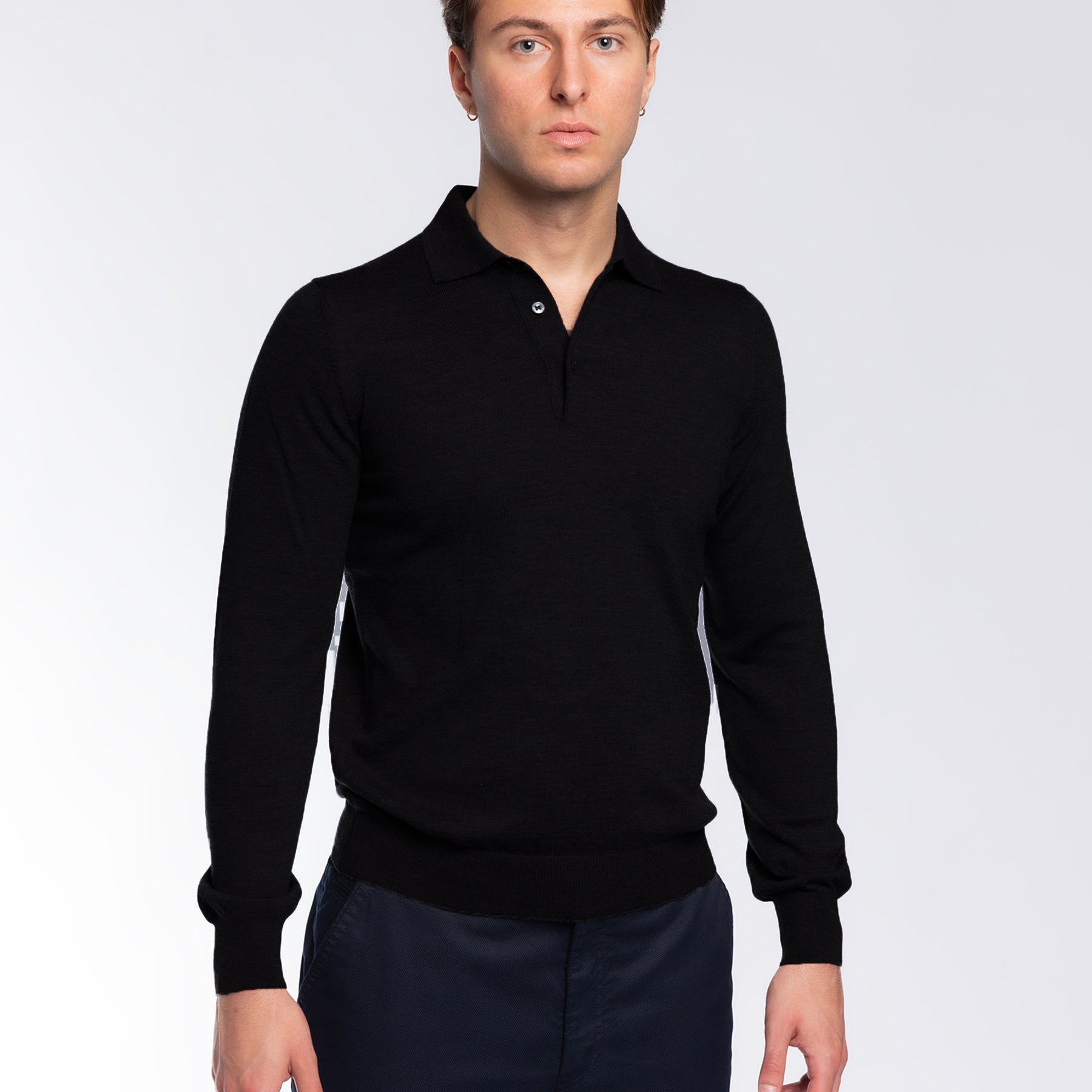 Polo Uomo 100% Lana Merinos GRAN SASSO 55112-14290