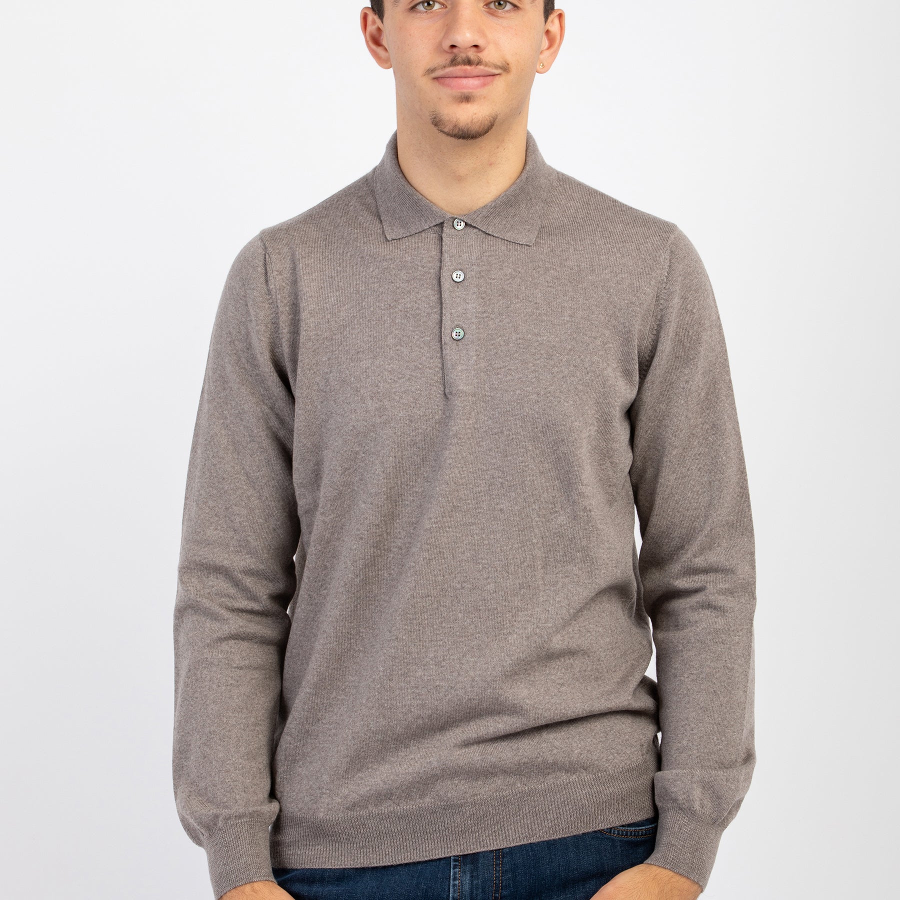 Polo Uomo 100% Lana Merinos GRAN SASSO 55112-14290