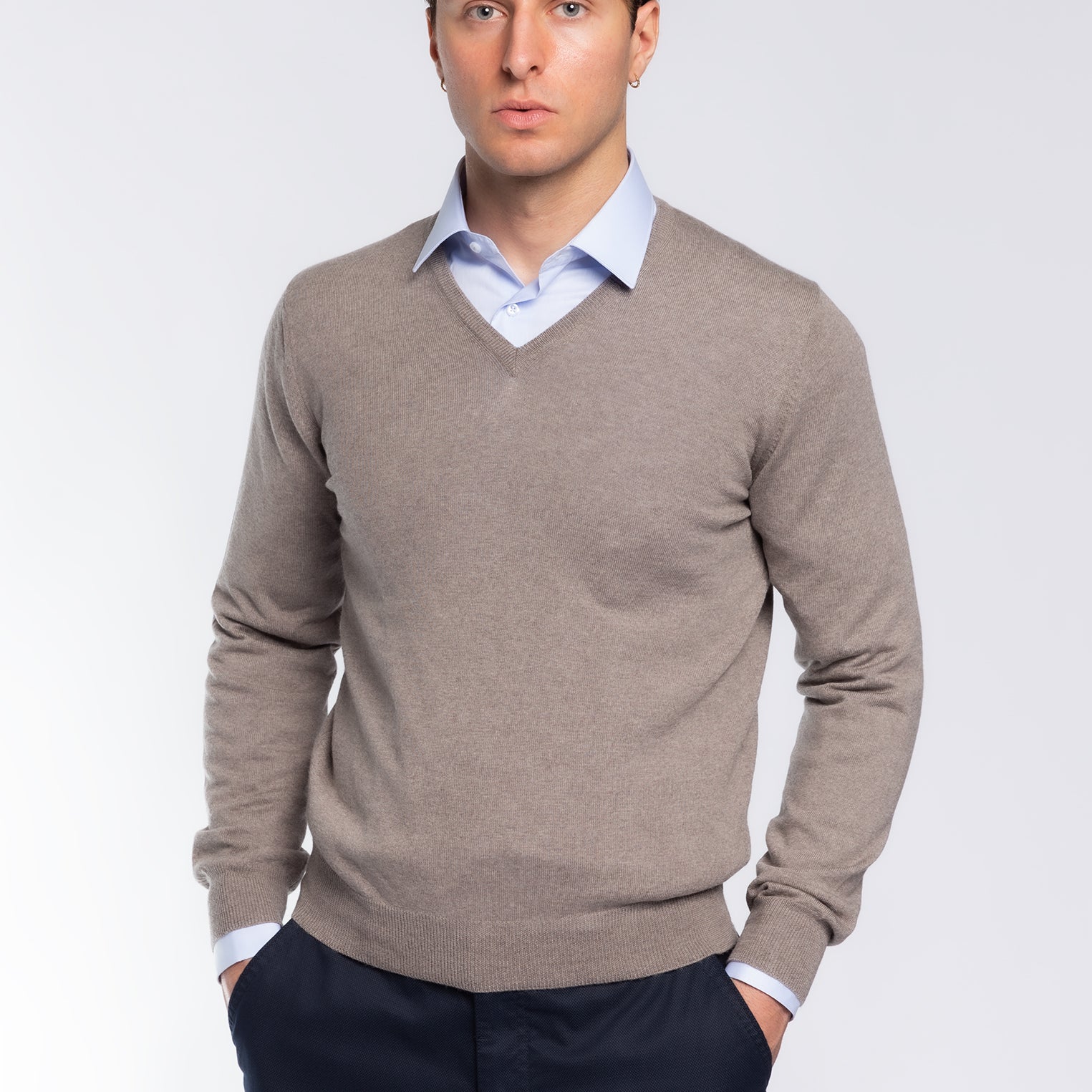 Pullover Uomo 100% Lana Merinos GRAN SASSO 55115-14290