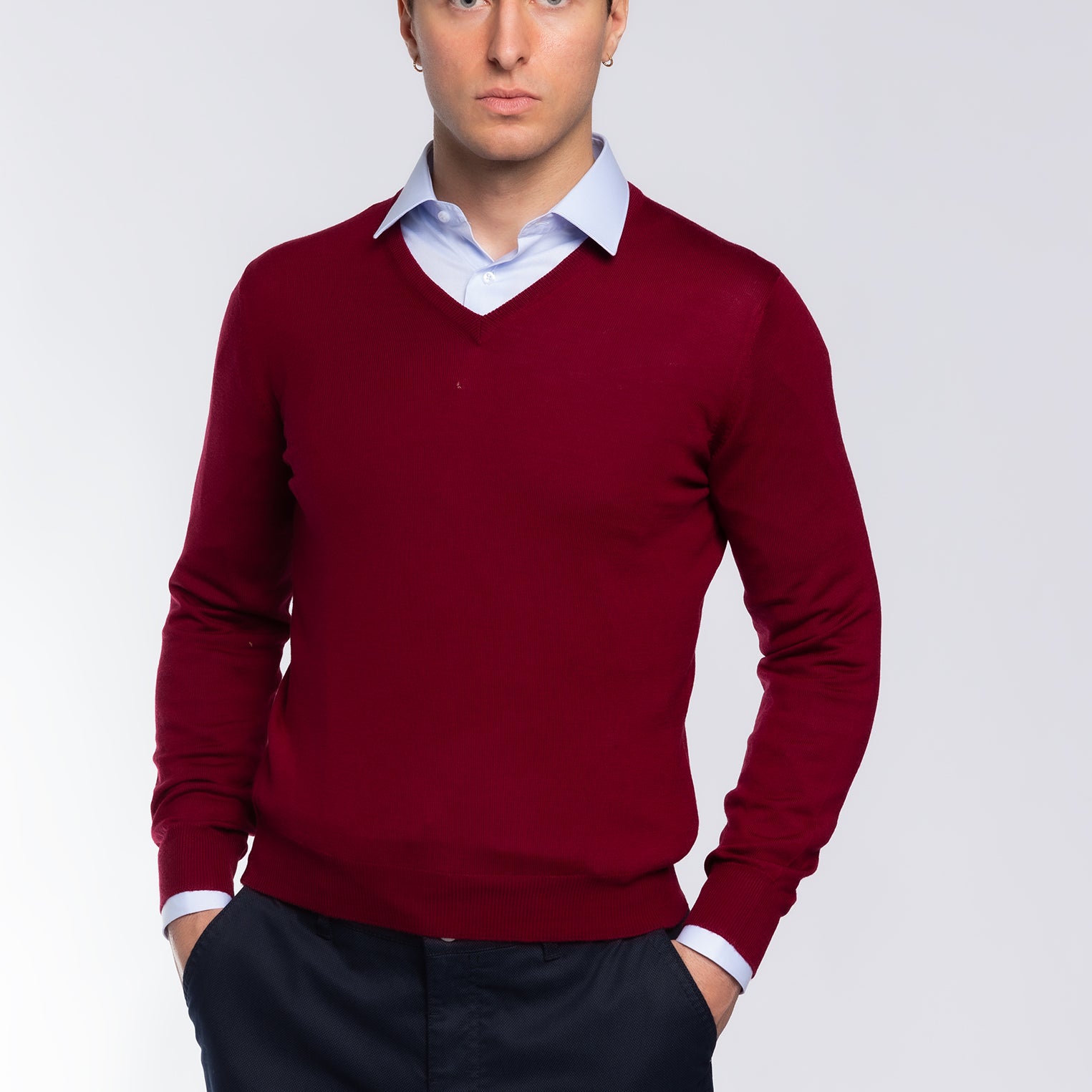 Pullover Uomo 100% Lana Merinos GRAN SASSO 55115-14290