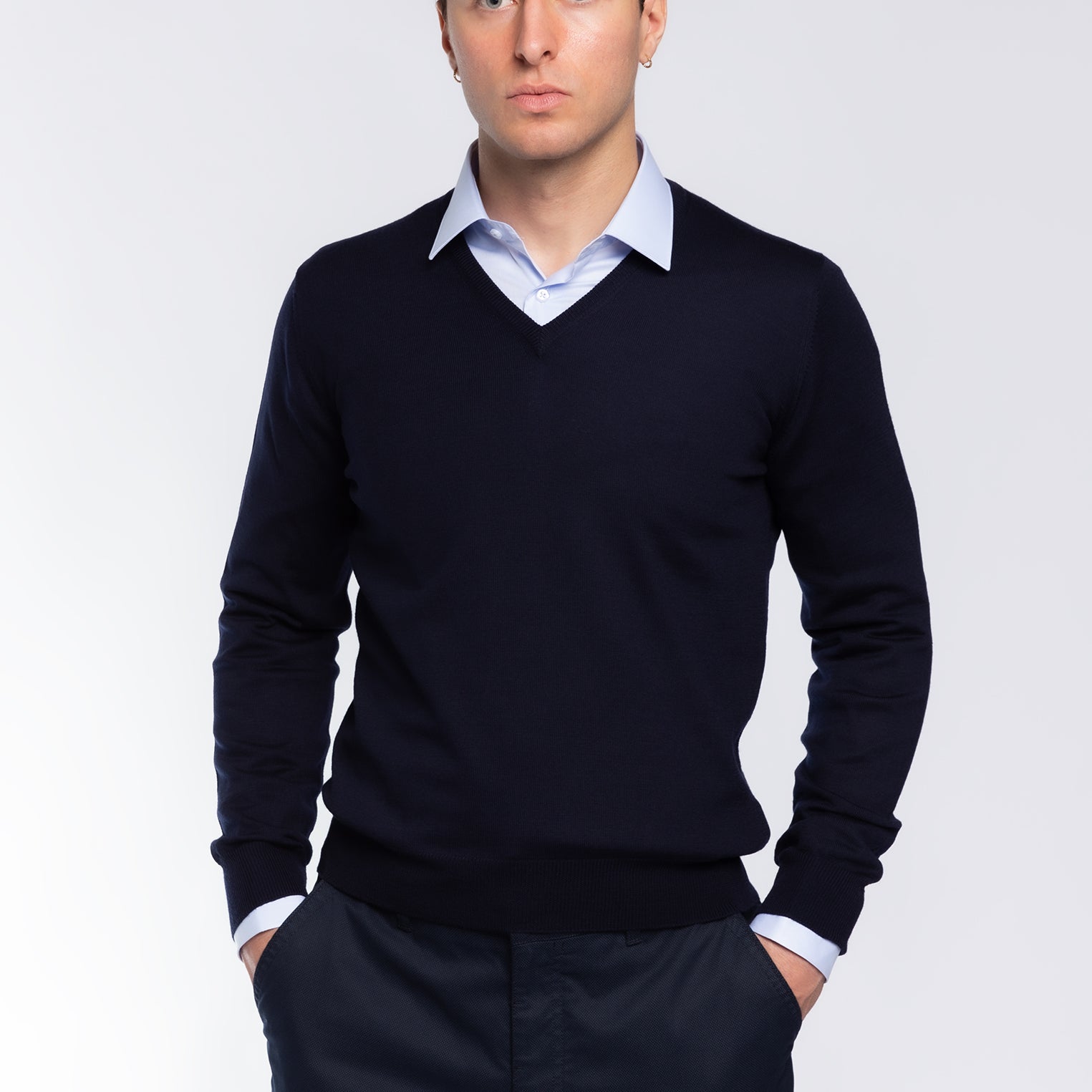 Pullover Uomo 100% Lana Merinos GRAN SASSO 55115-14290