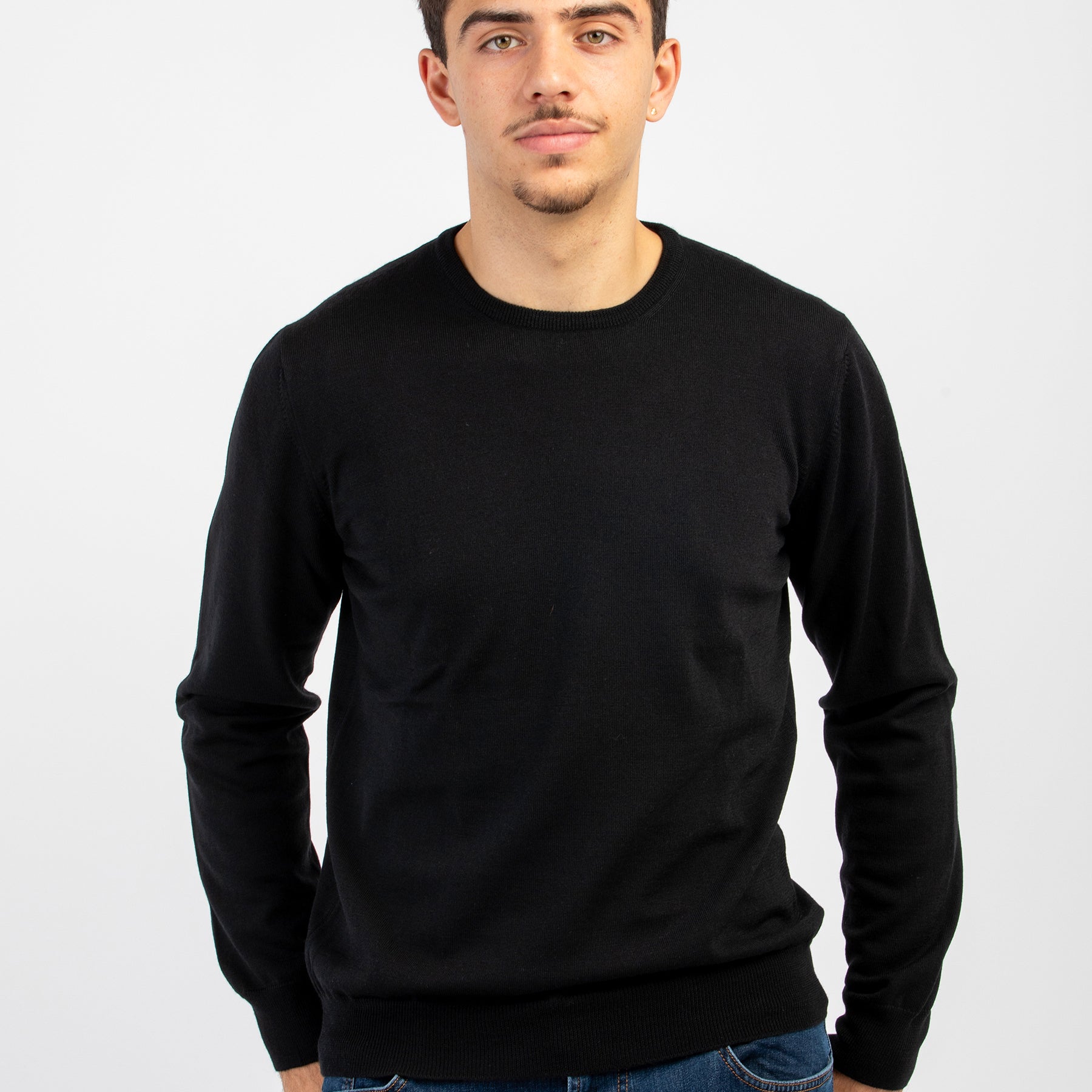 Girocollo Uomo 100% Lana Merinos GRAN SASSO 55167-14290