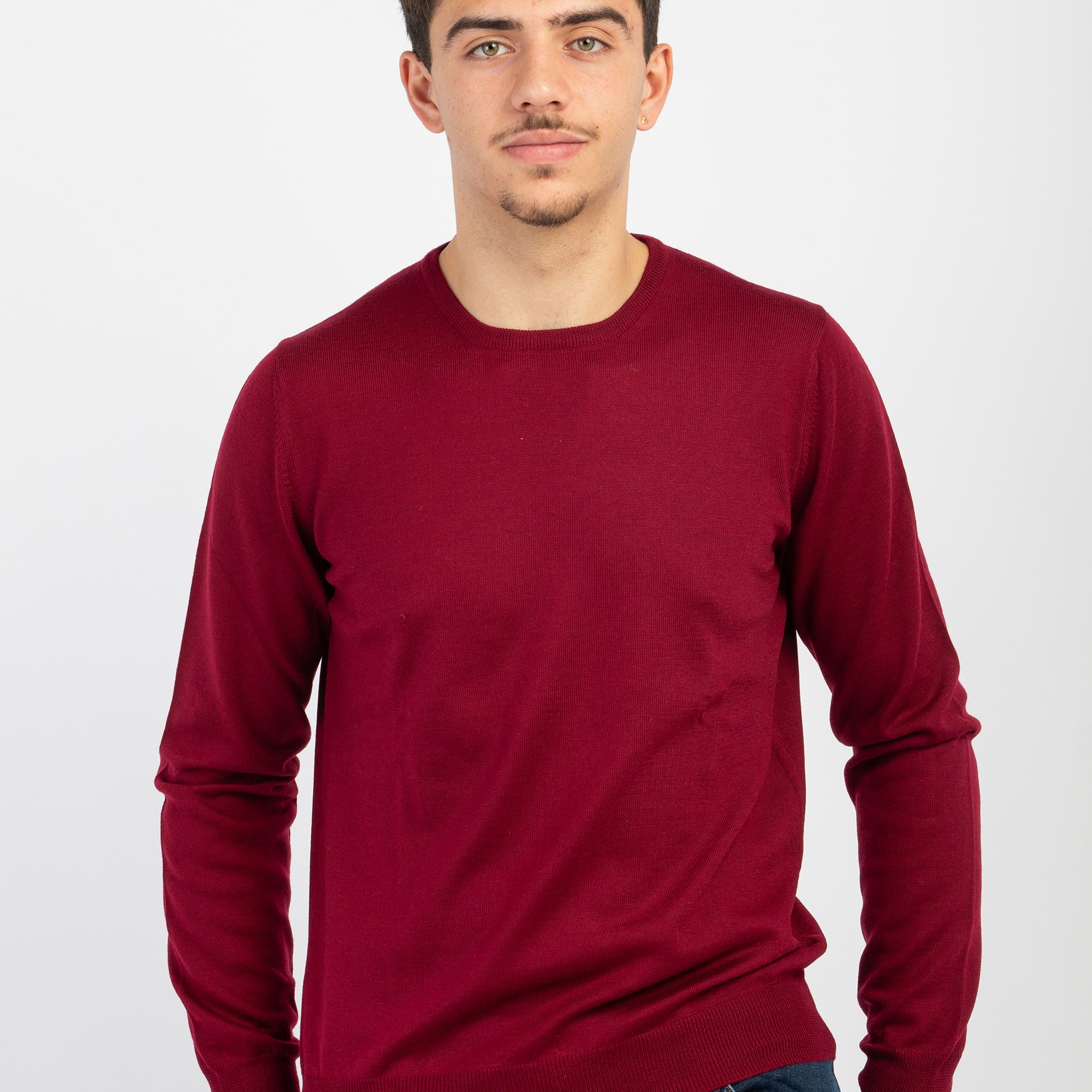Girocollo Uomo 100% Lana Merinos GRAN SASSO 55167-14290