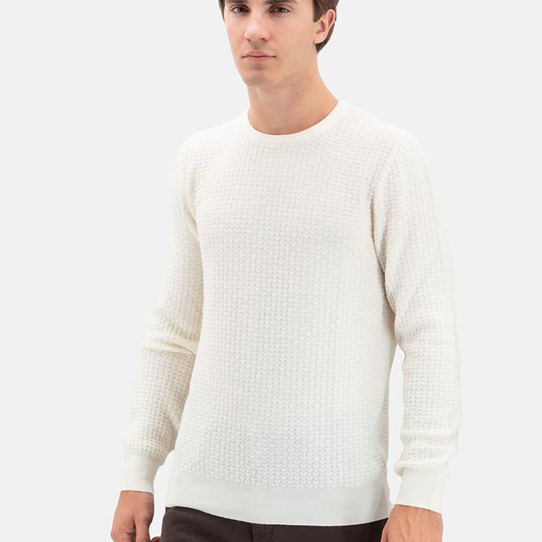 Maglia girocollo da Uomo in Pura Lana GRANSASSO 57109/14240