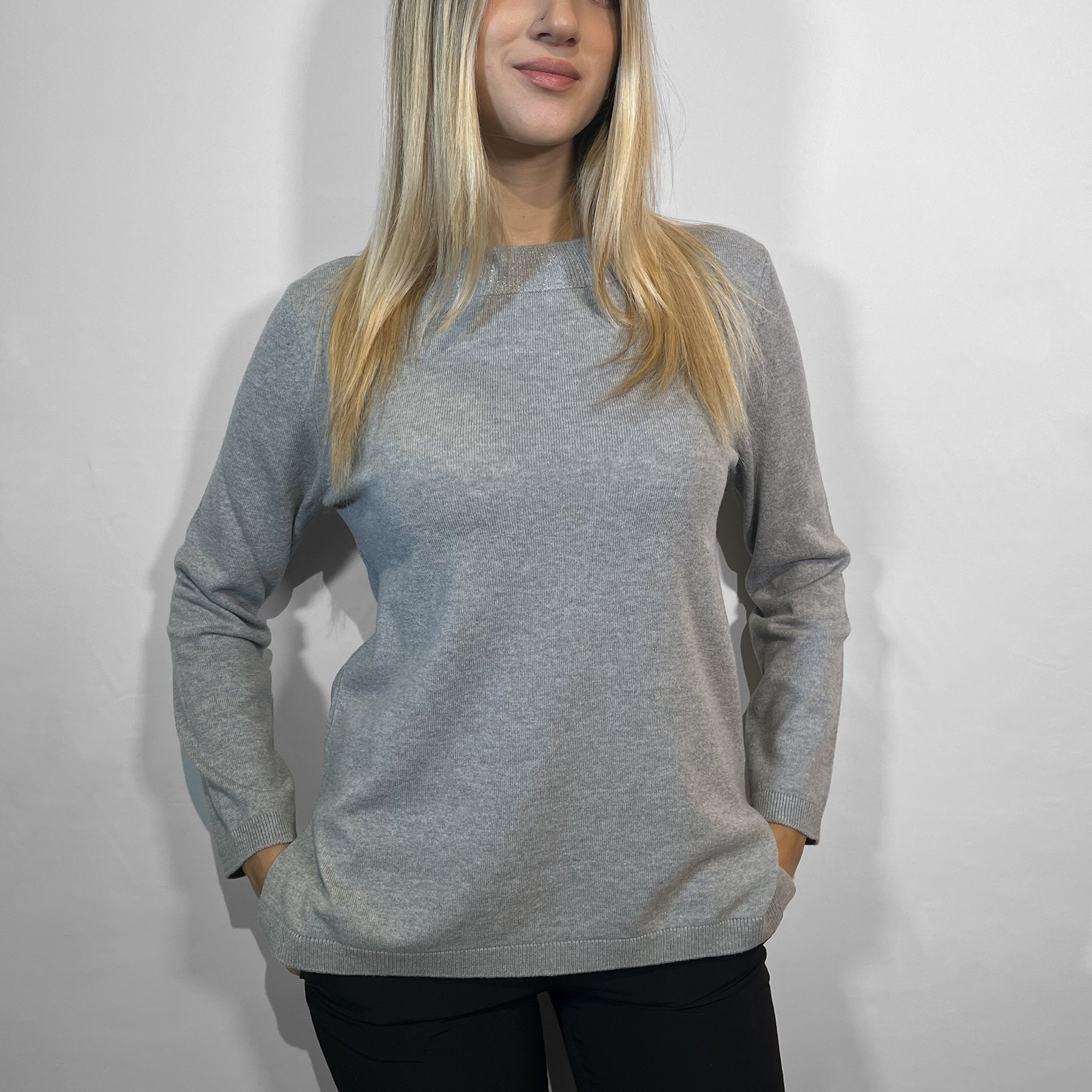 GRAN SASSO Maglia Donna Manica Manica Lunga Lana Cashmere ART. 57290/12863