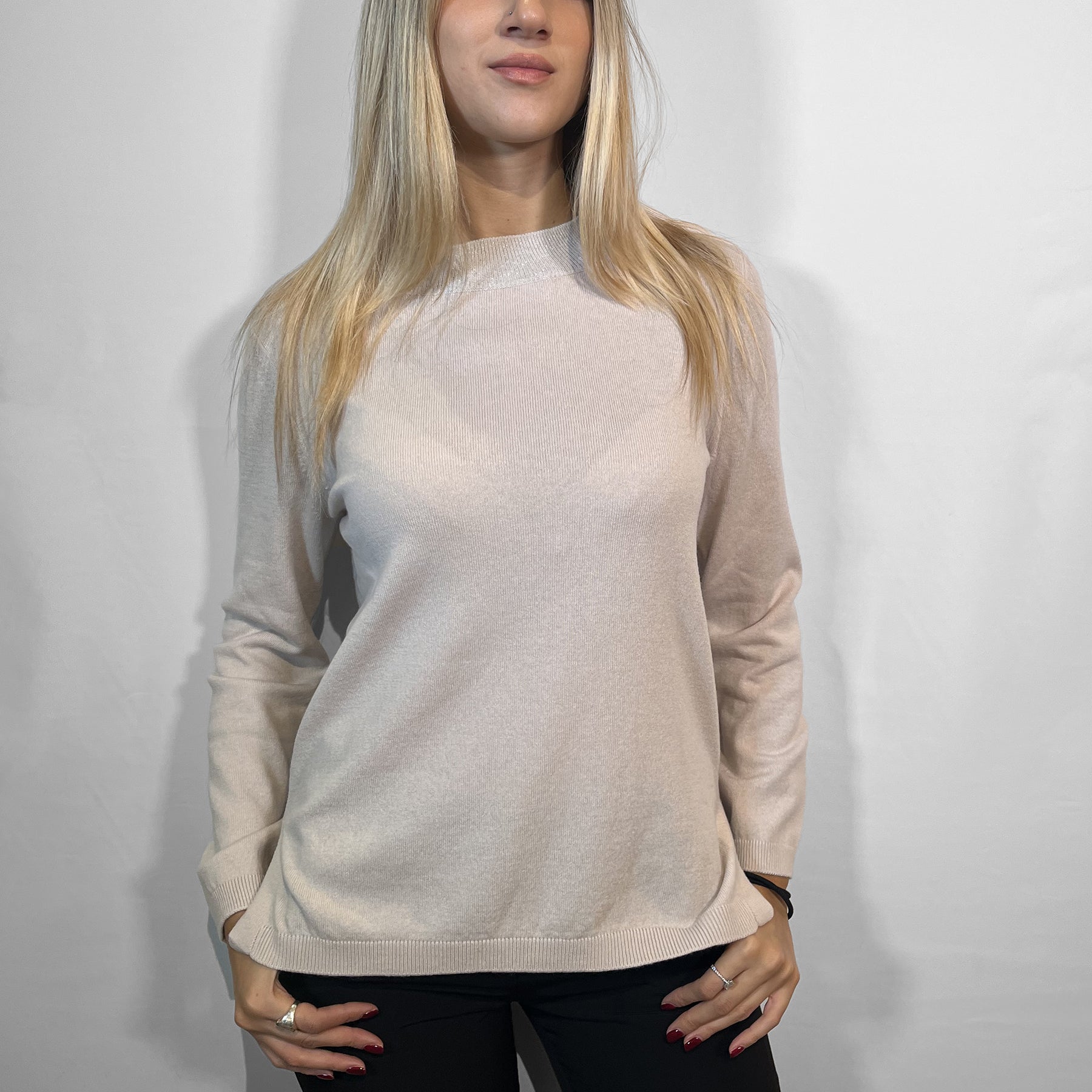 GRAN SASSO Maglia Donna Manica Manica Lunga Lana Cashmere ART. 57290/12863