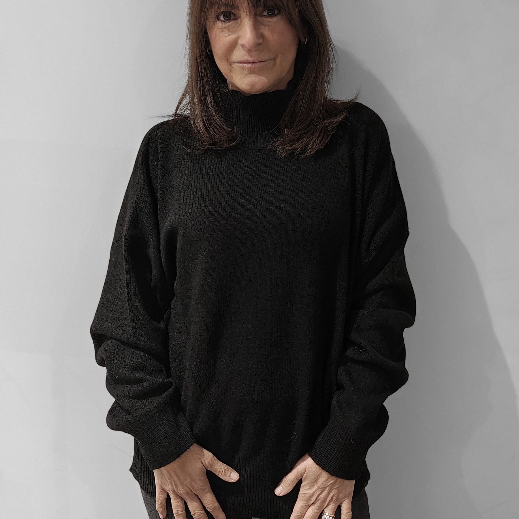 VICOLO Maglia Donna Lupetto Unita Morbida Calda ART. 77359F