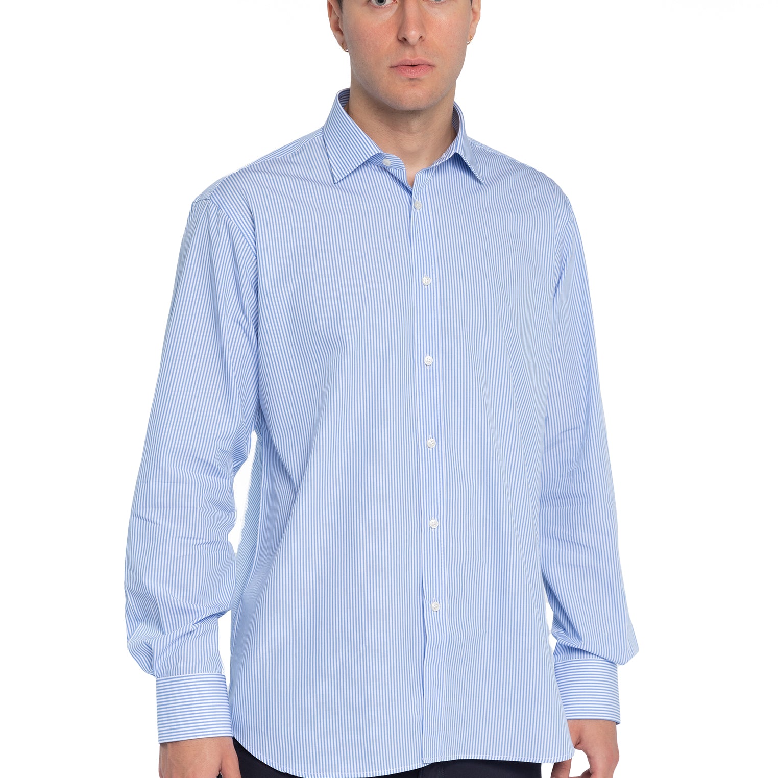 Camicia Uomo Regular 100% Cotone Bastoncino INGRAM 5G092