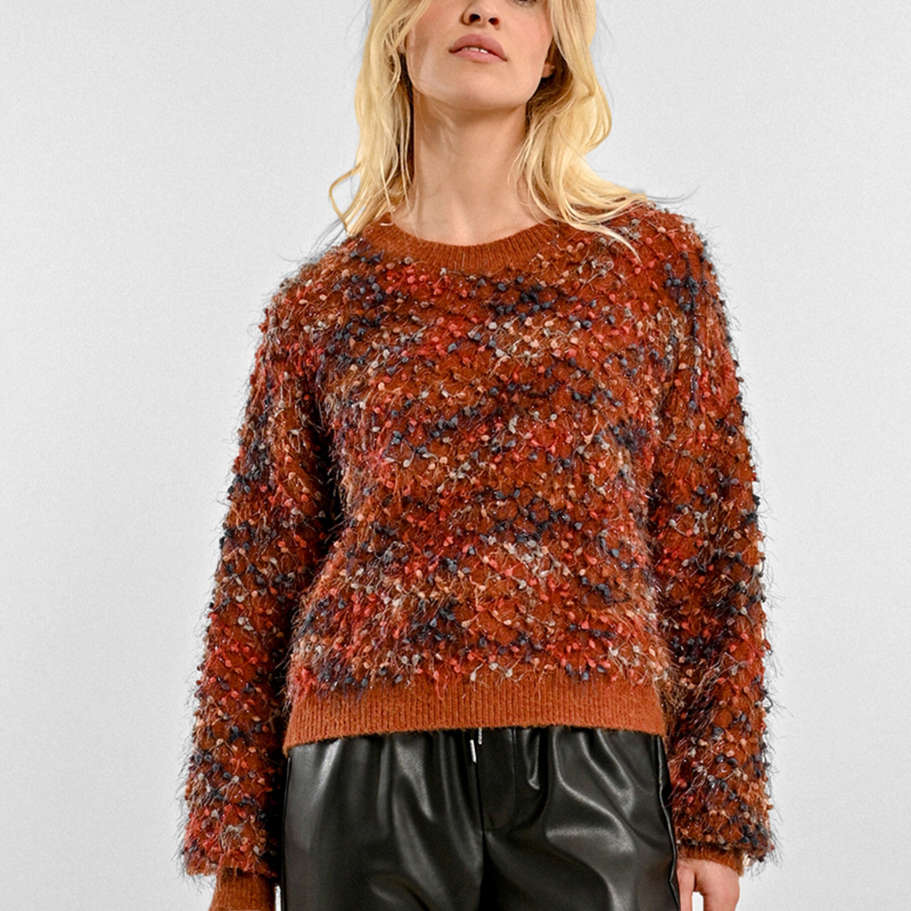 Maglia Donna Girocollo Multicolor MOLLY BRACKEN LA1604CH
