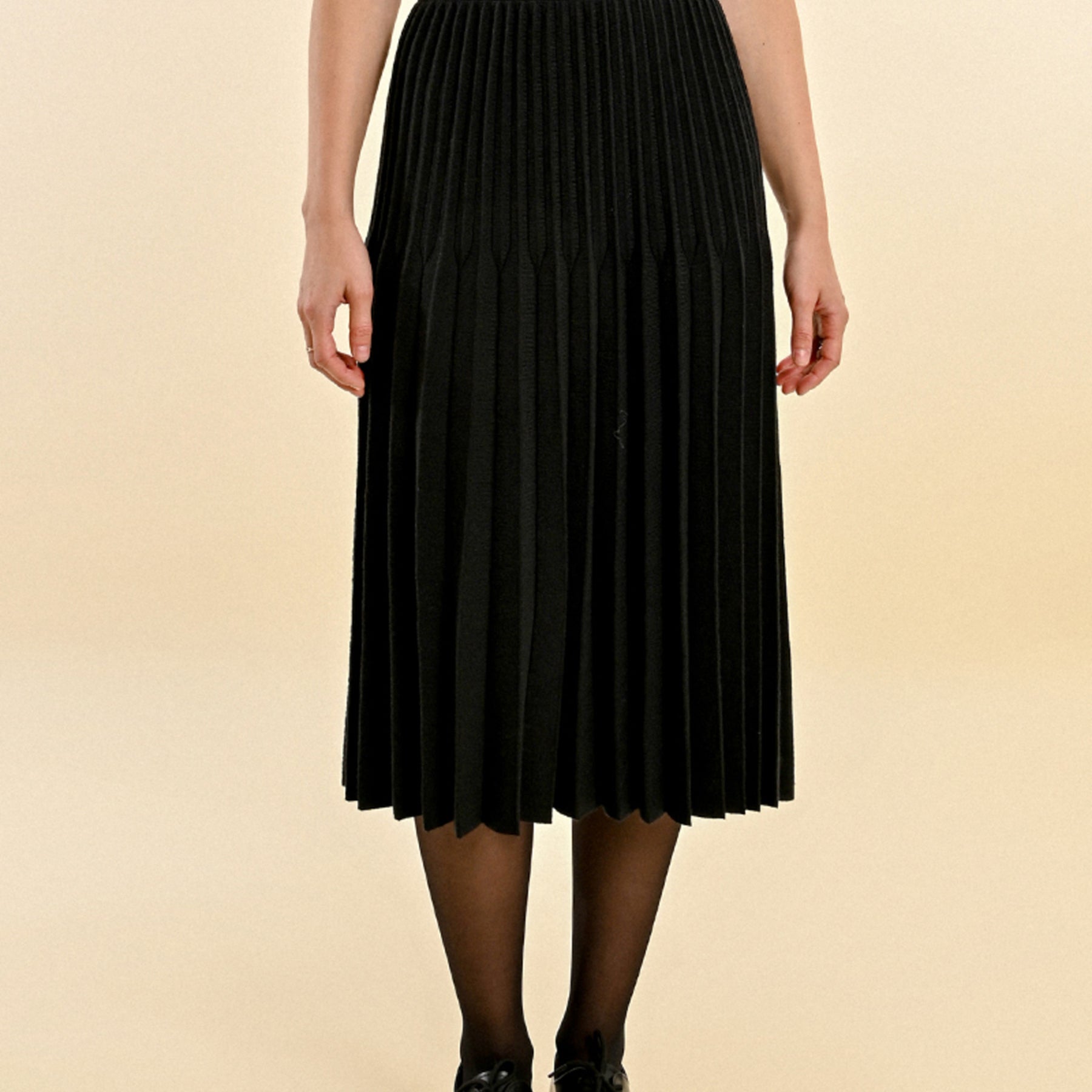 Gonna Svasata Plisettata in Maglia MOLLY BRACKEN LA1647CN