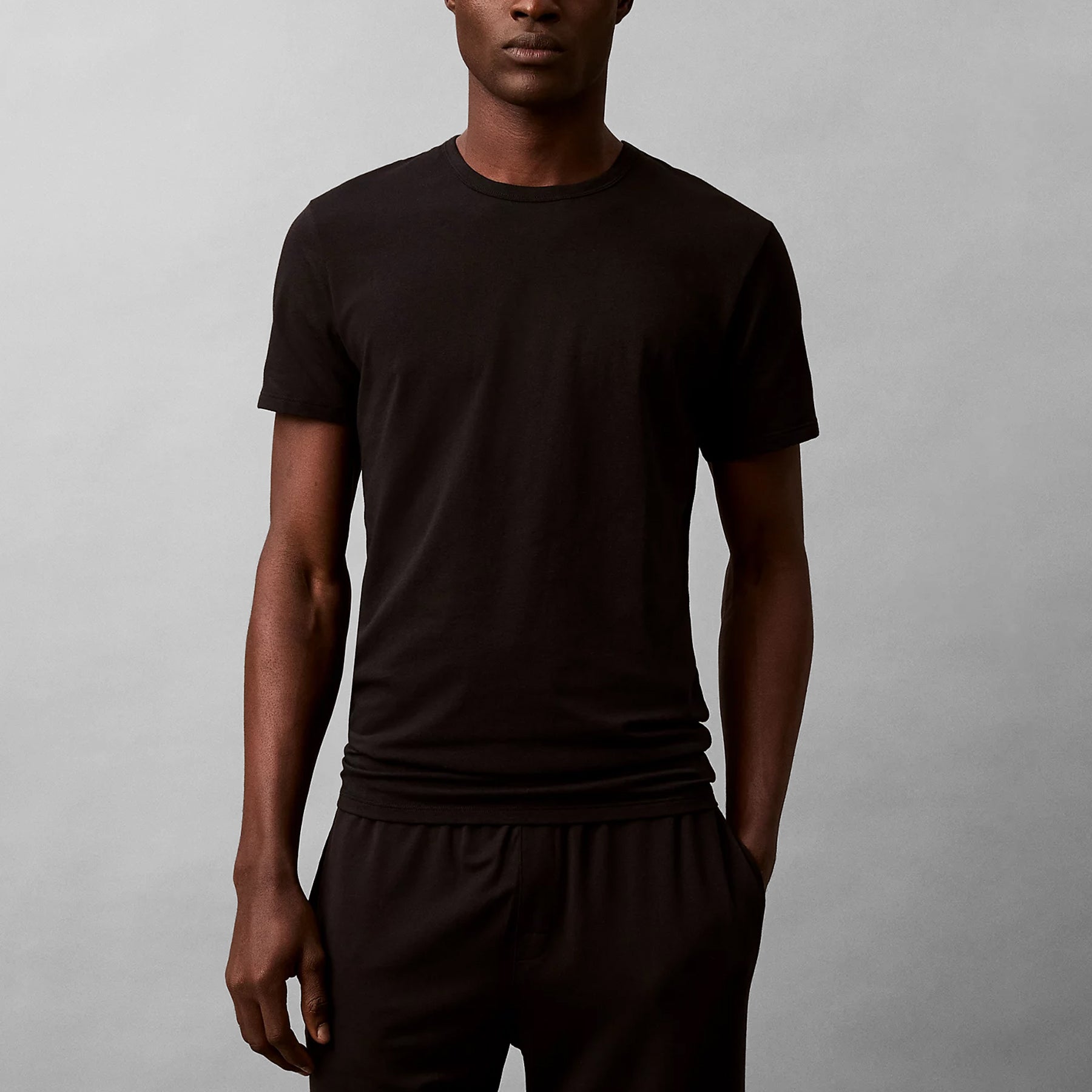 CALVIN KLEIN LV00NB4185 3 T-Shirt Uomo Girocollo Cotone