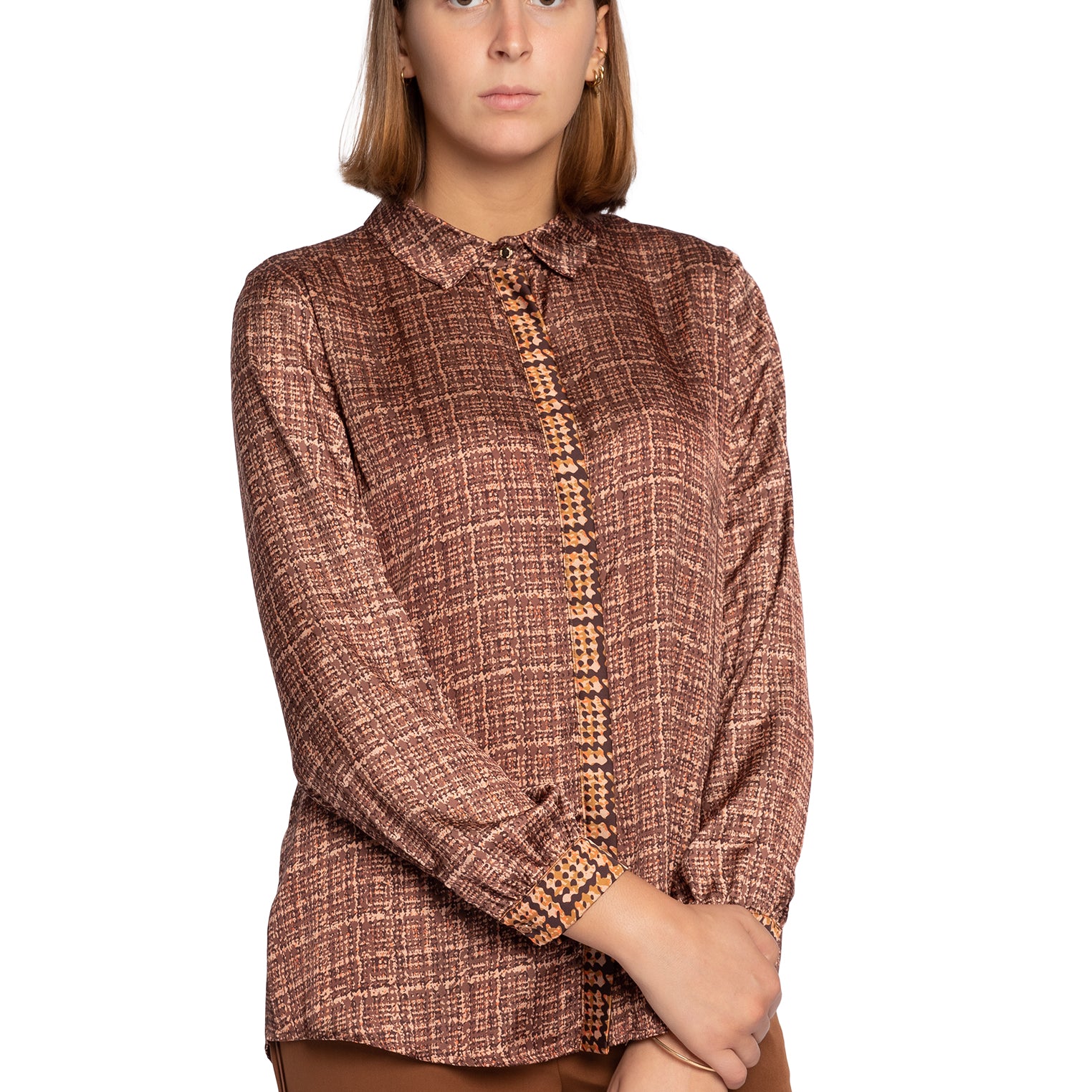 Camicia in raso Fantasia LAURA BIAGIOTTI LB24I1563